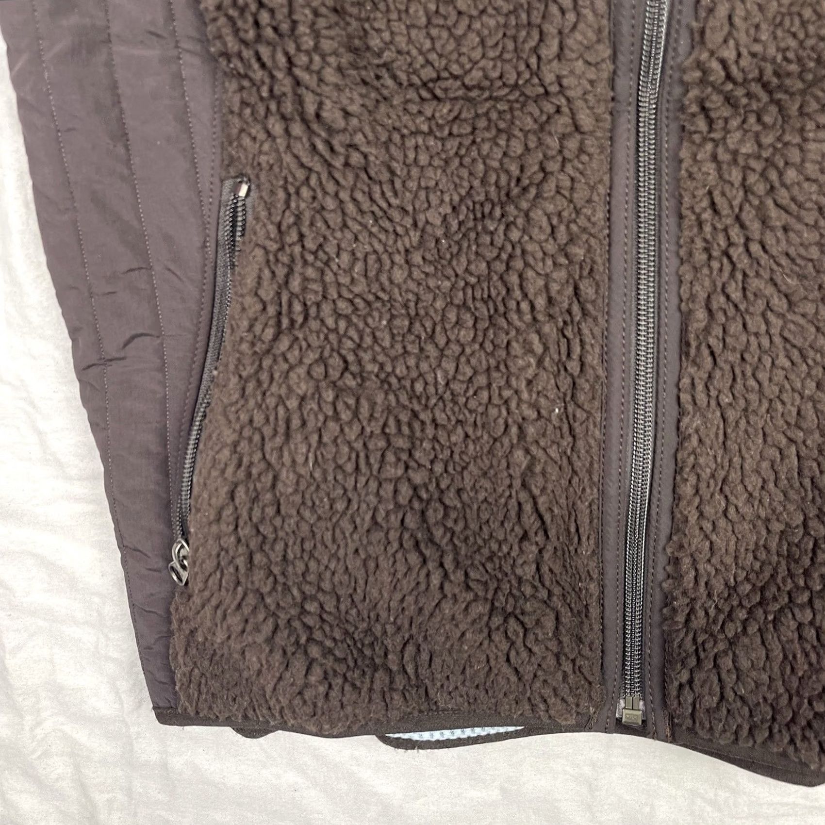 Patagonia Patagonia Vest Womens Medium Brown Retro-X Fleece Synchilla Deep Pile Sherpa Zip Full Zip Vintage No Size M / US 6-8 / IT 42-44 - 4 Thumbnail