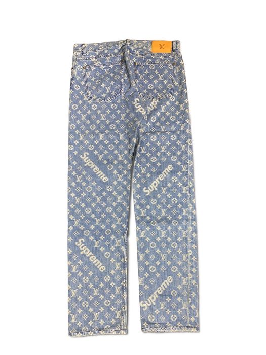 Supreme 2024 lv jeans