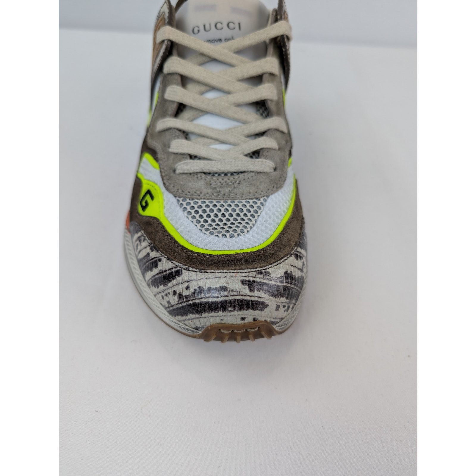 Gucci o1rshd1 Ultrapace Low-Top Sneaker Rock Tejus Printed / Brown Size US 8.5 / EU 41-42 - 15 Thumbnail