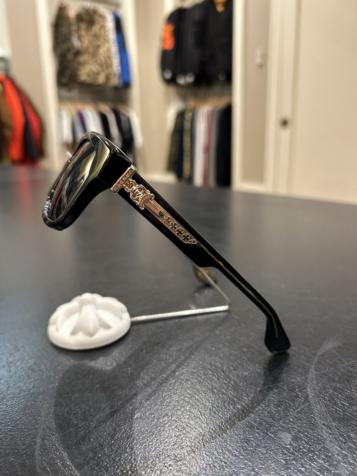 Chrome Hearts Chrome Hearts ‘Box Officer’ Sunglasses Size ONE SIZE - 2 Thumbnail
