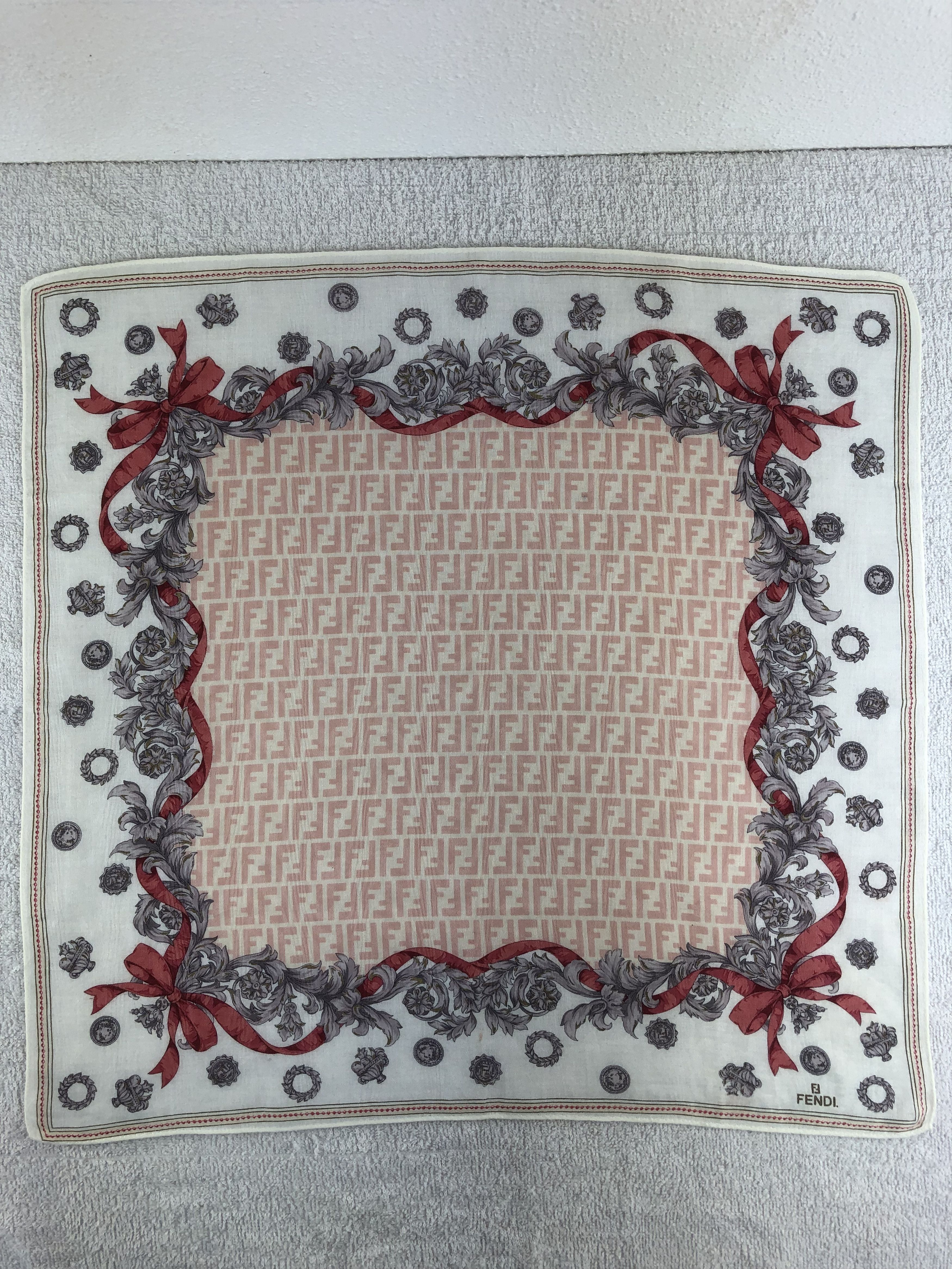 Vintage Fendi Handkerchief / Bandana / Neckerchief C322 Size ONE SIZE - 3 Thumbnail