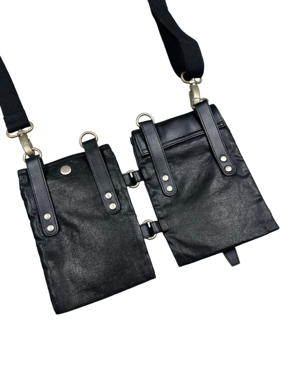 Japanese Brand × Other × Seditionaries Faux Leather Custom Made Bondage Sling Bag Size ONE SIZE - 4 Thumbnail