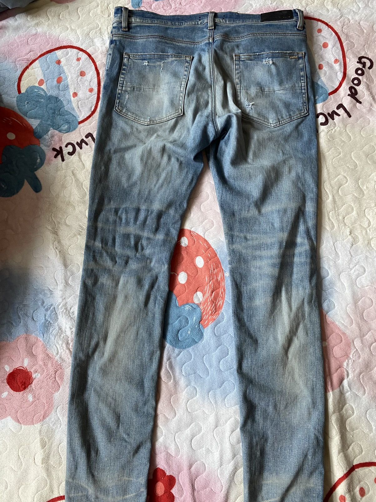 Amiri AMIRI Plaid Bandana Distressed Denim'Thrasher'Jeans Us 34 Size US 34 / EU 50 - 6 Thumbnail