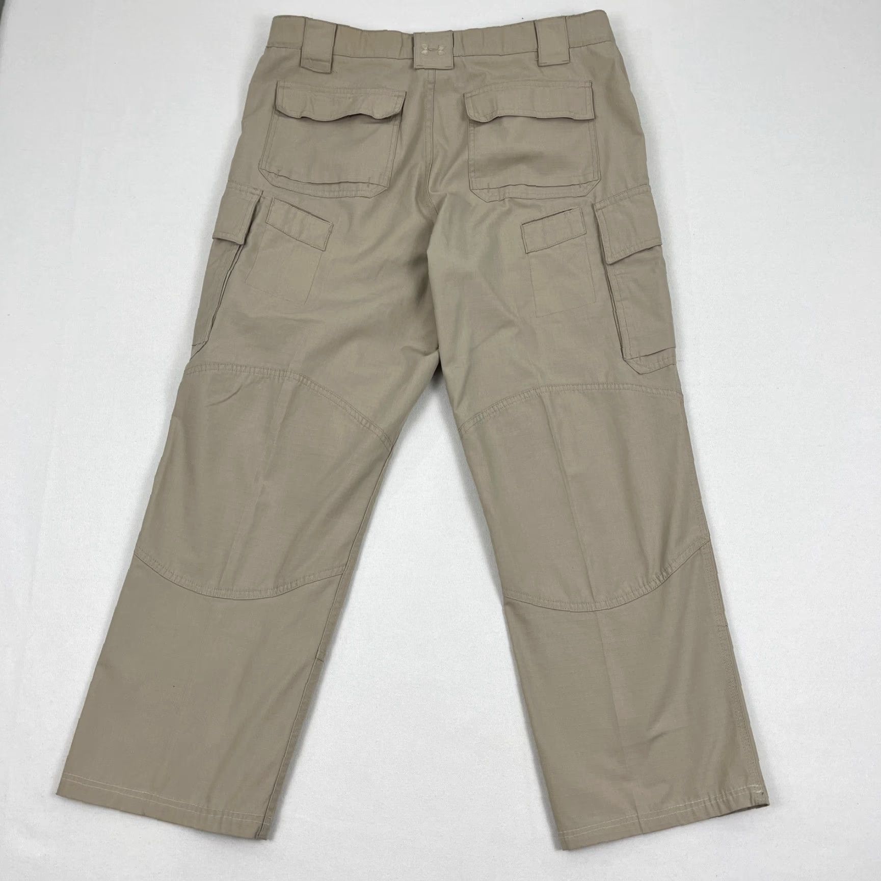 Under Armour Under Armour Tactical Cargo Pants Mens 36 x 27 Brown Ripstop Utility Cargo Pants Brown Under Armour 1230536 Size US 36 / EU 52 - 4 Thumbnail