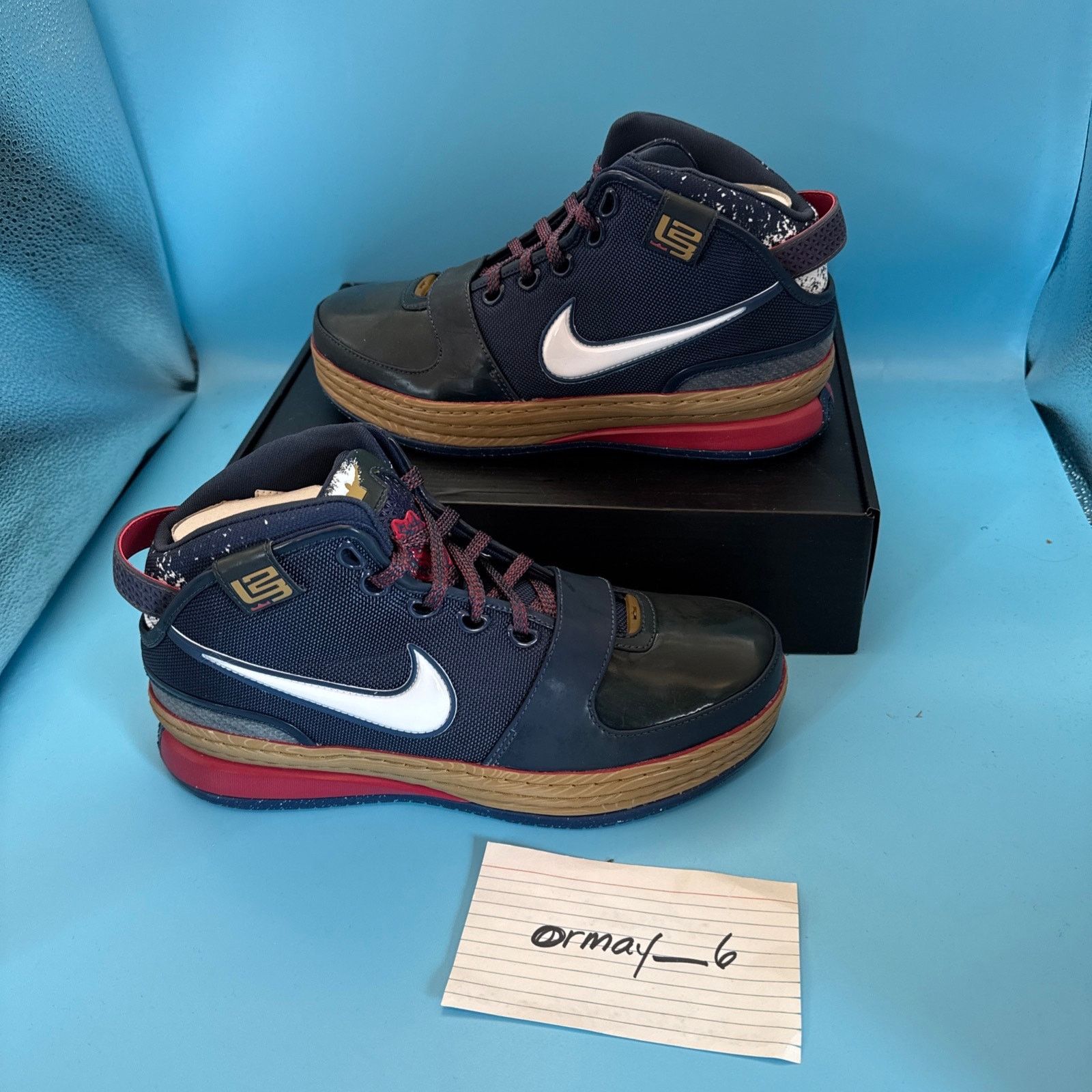 Nike Nike Zoom Lebron VI "Chalk" m8.5 w10 Size US 8.5 / EU 41-42 - 3 Thumbnail