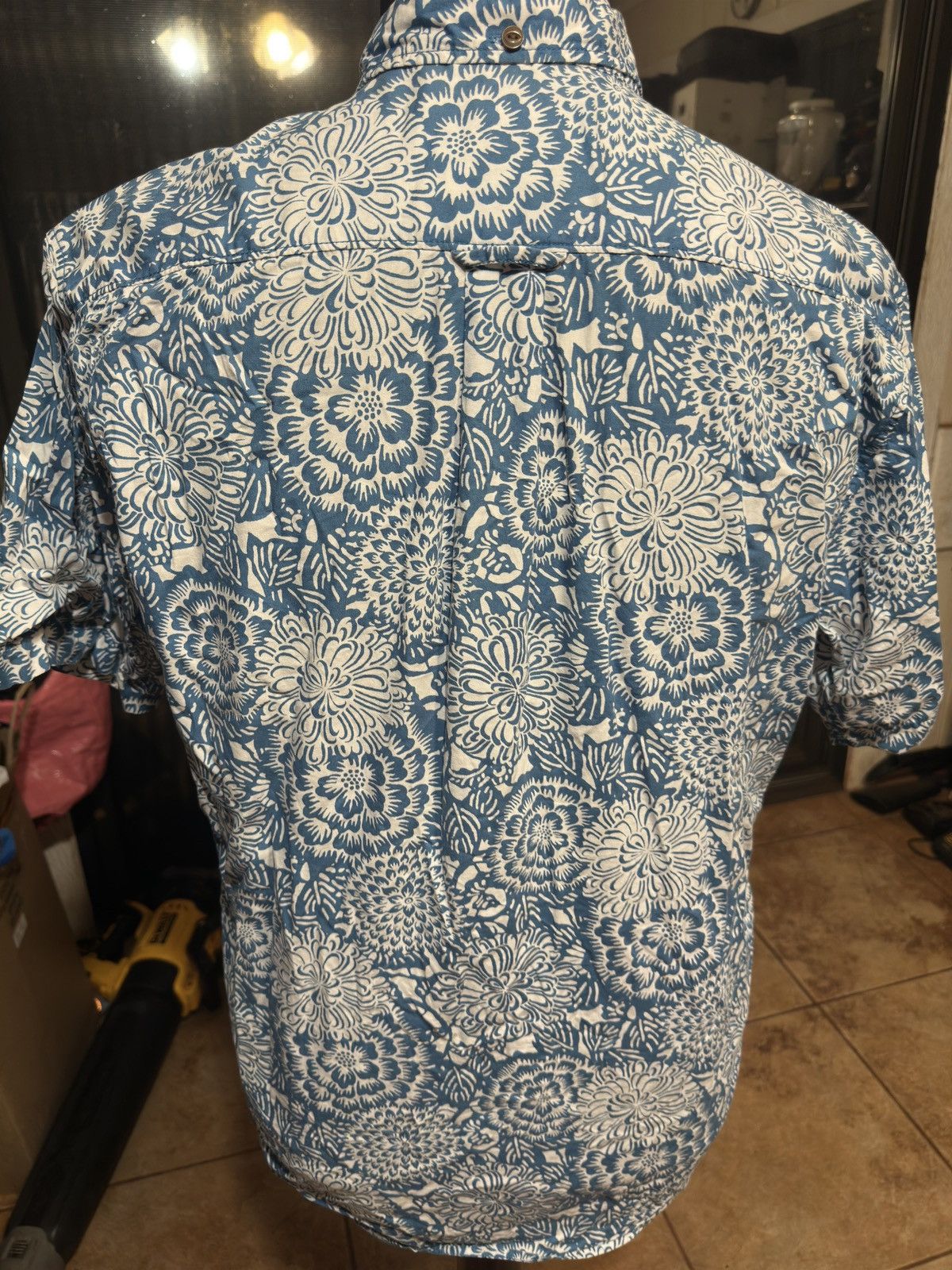 Reyn Spooner PreOwned Reyn Spooner Blue Hawaiian Shirt Men's L Size US L / EU 52-54 / 3 - 2 Thumbnail