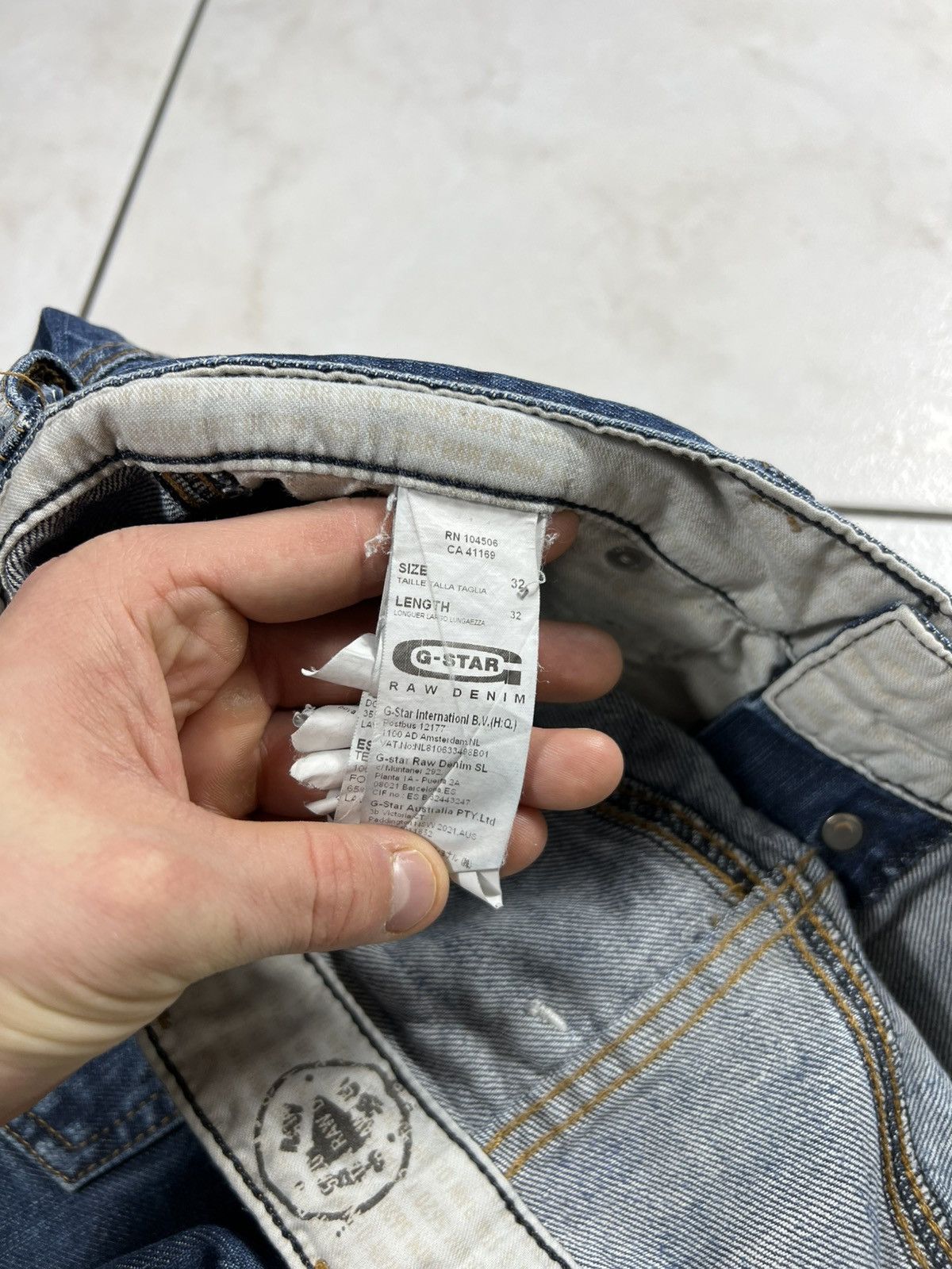G-Star Vintage G-Star Raw y2k denim buckle back jeans elwood narrow Size US 32 / EU 48 - 20 Thumbnail