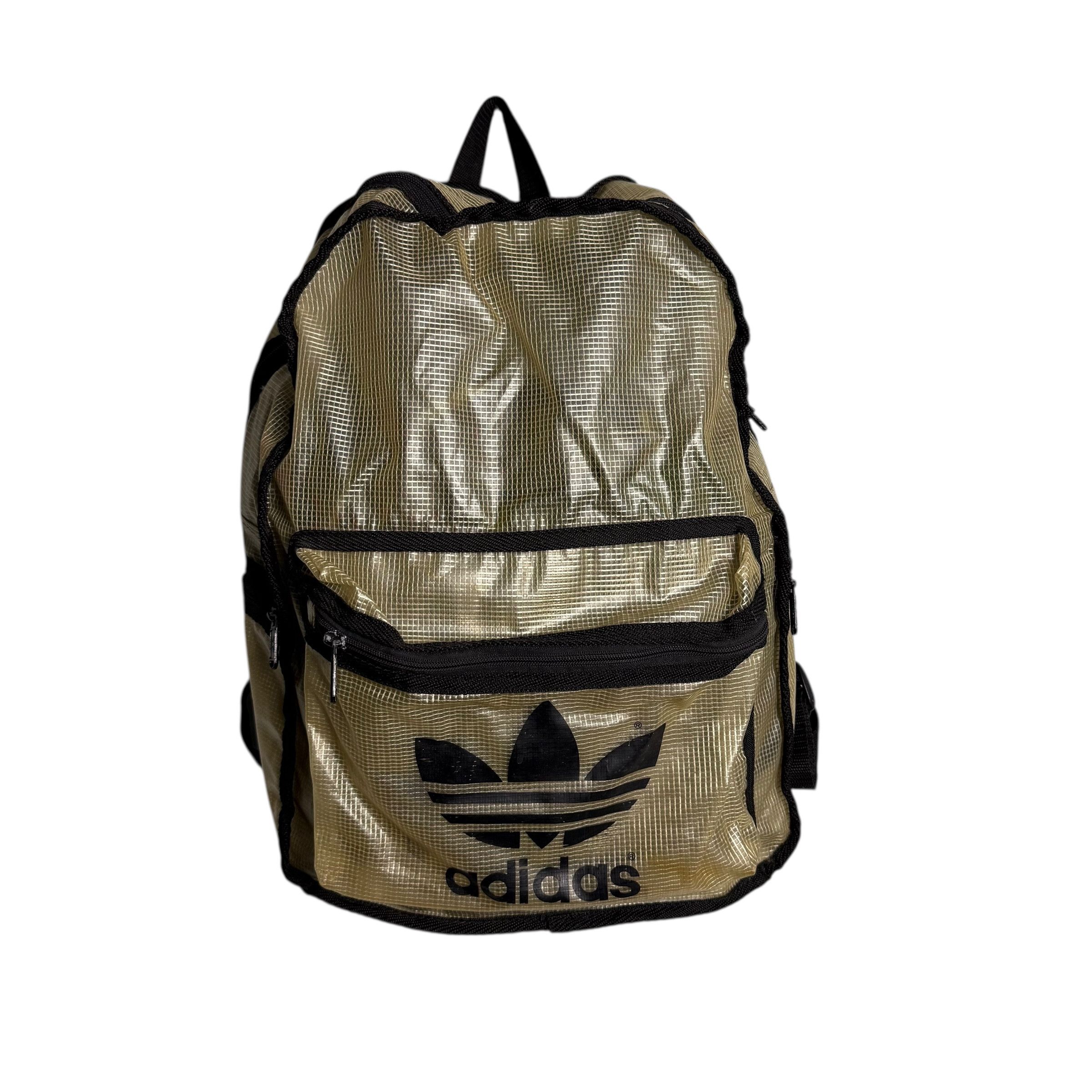 🔥RARE🔥Adidas Trefoil Clear Transparent Backpack Bag