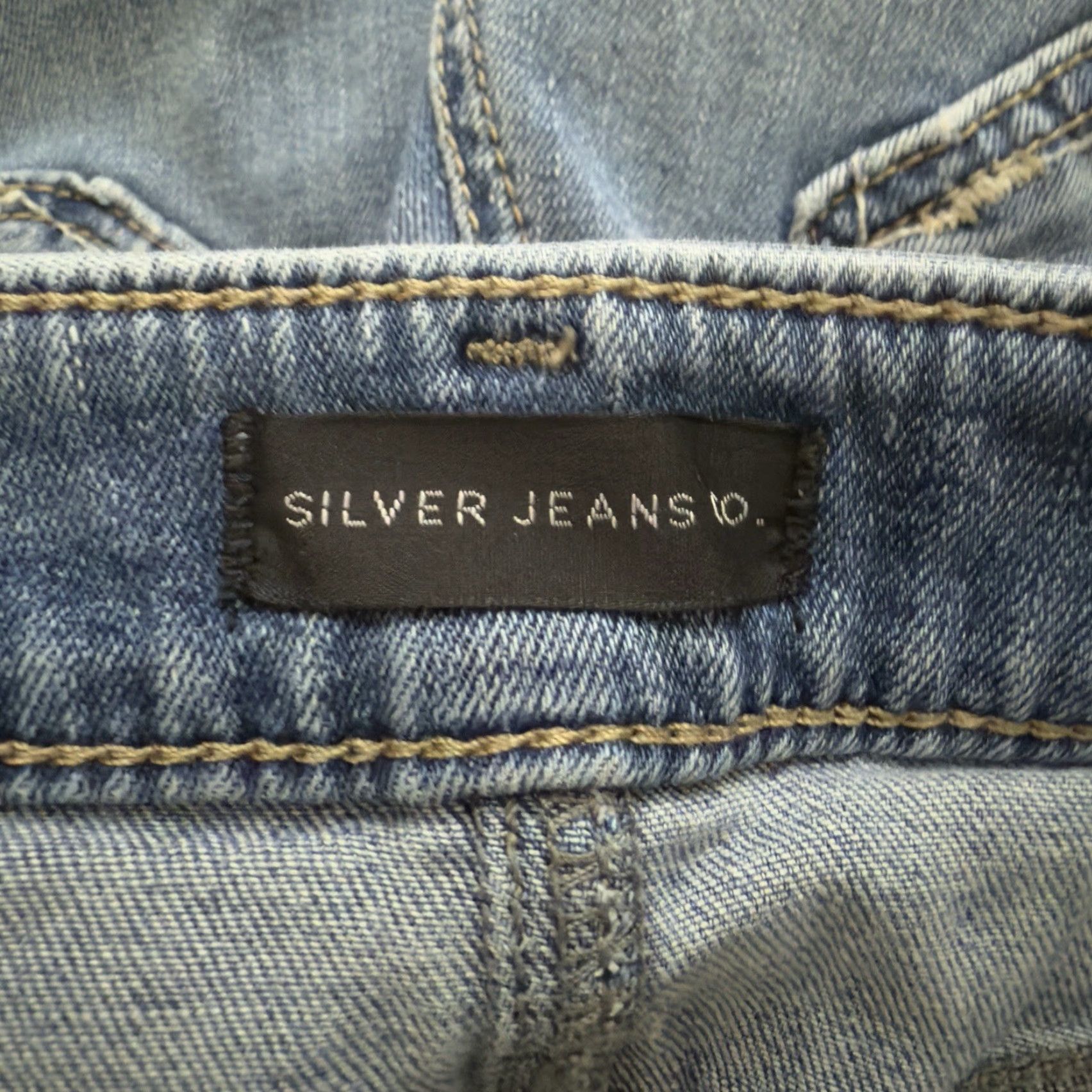 Silver Jeans Co. Silver Jeans Co Blue Slim Boot Jeans Womens 29x29 Size 29" - 4 Thumbnail