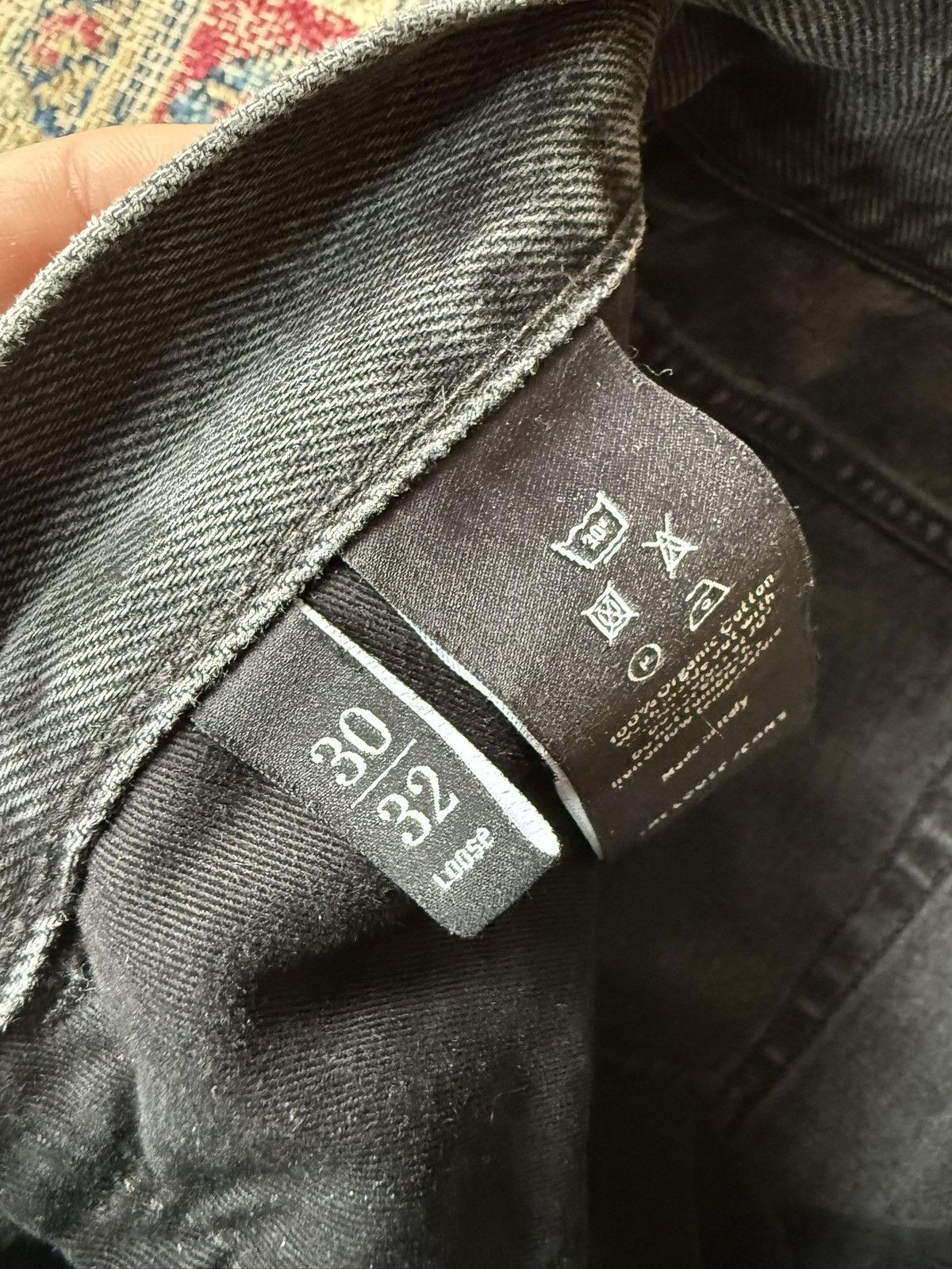 Asket Asket The Loose Jeans - Grey Wash Size US 30 / EU 46 - 3 Thumbnail