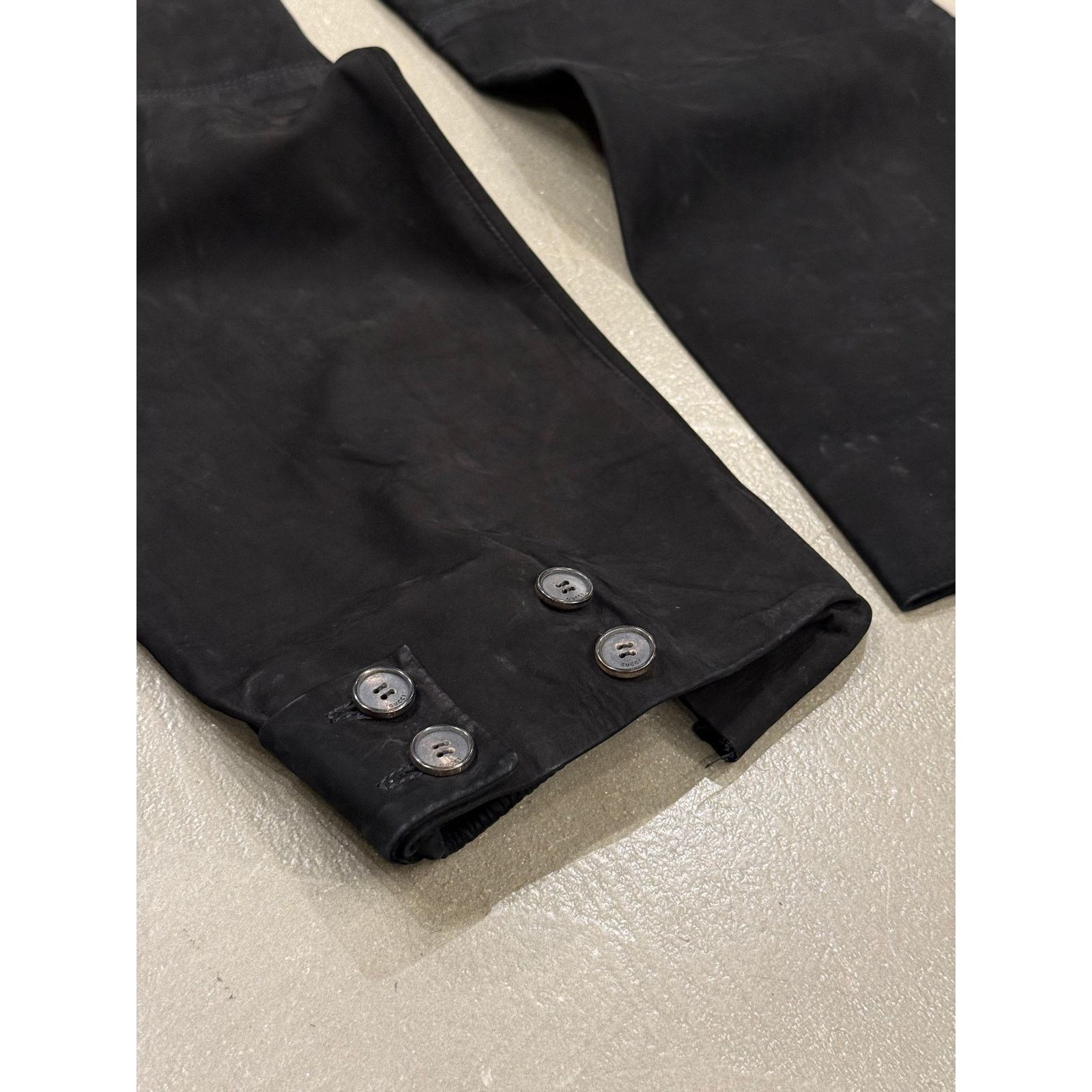 Gucci 2000s Gucci by Tom Ford paneled moto leather pants Size 27" / US 4 / IT 40 - 6 Thumbnail