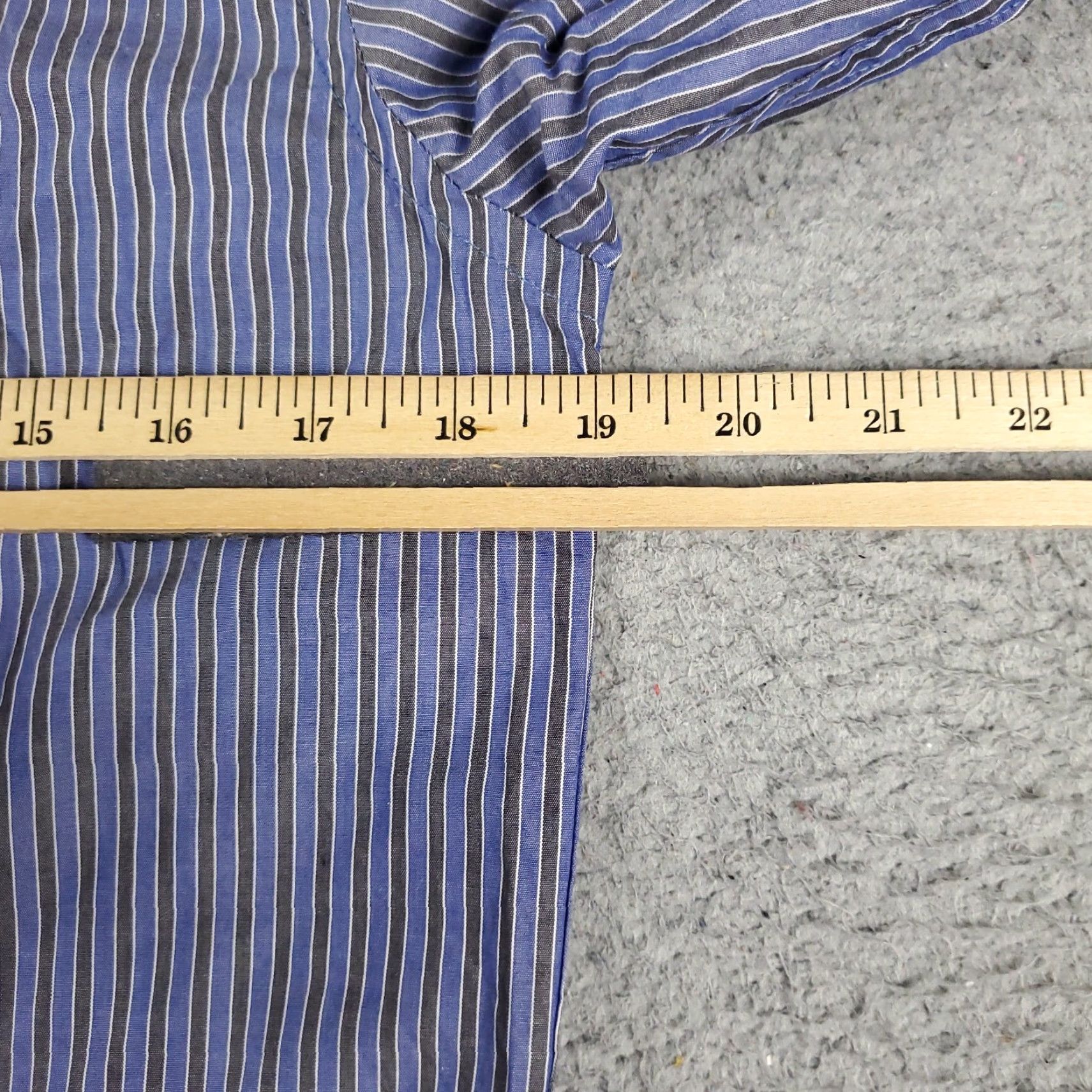 Ben Sherman VINTAGE Ben Sherman Shirt Mens Small Blue Striped Button-Up Long Sleeve Size US S / EU 44-46 / 1 - 5 Thumbnail