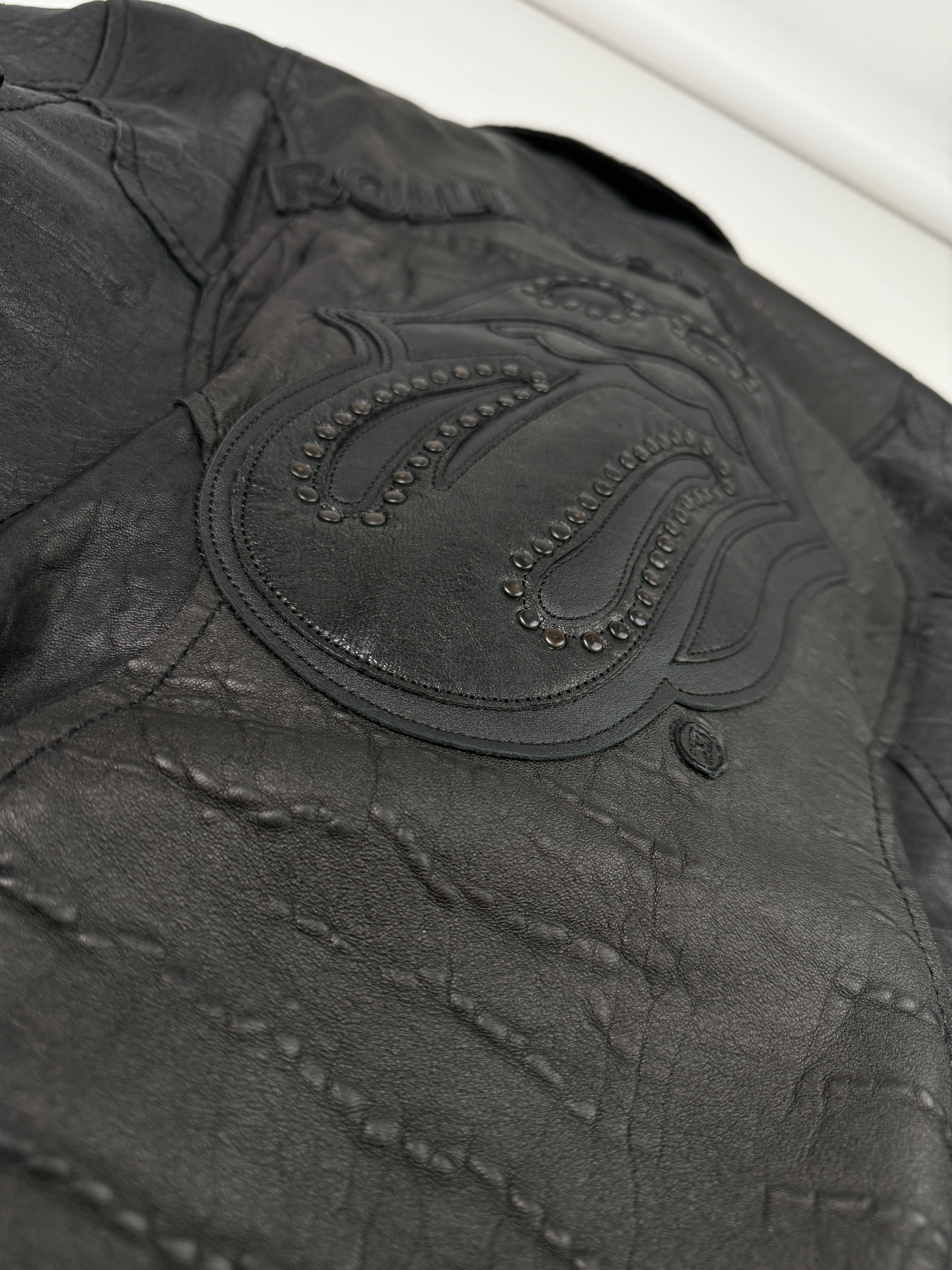 The Rolling Stones jack rose aw10 rolling stones distressed leather jacket Size US L / EU 52-54 / 3 - 7 Thumbnail