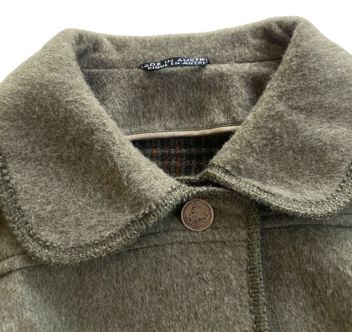 Vintage Vintage 70s Steinbock Wool Poncho Size M / US 6-8 / IT 42-44 - 13 Thumbnail