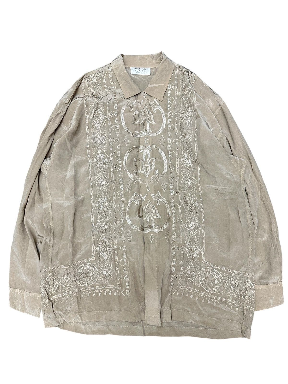 Yoshiyuki Konishi 1990s FICCE UOMO DESIGNED BY YOSHIYUKI KONISHI SHIRT Arabian Size US L / EU 52-54 / 3 - 1 Thumbnail