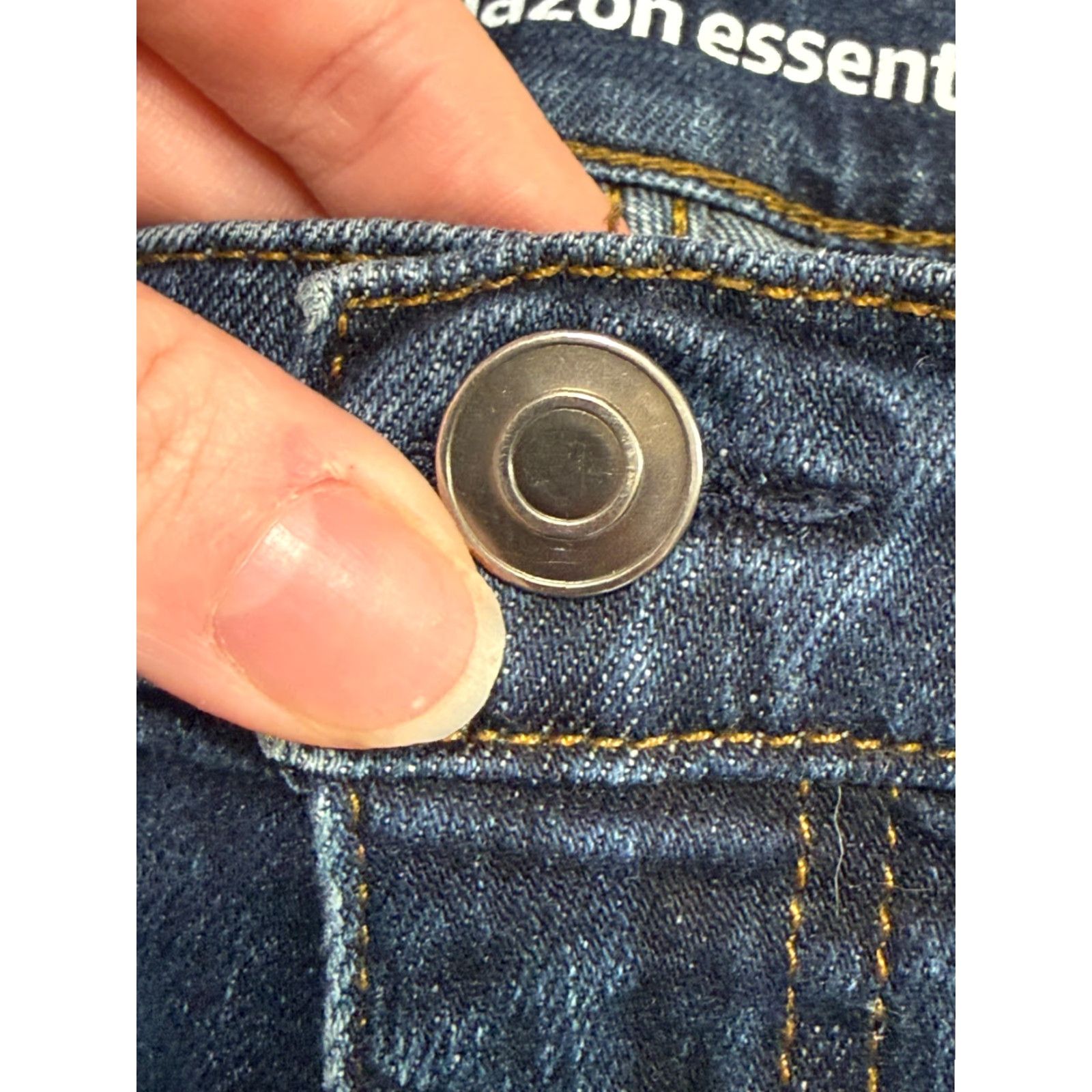 Essentials Amazon Essentials Jeans Men's Size 32 Blue Bootcut Slim Denim High Rise Casual Jeans Men Regular 5-Pocket Inseam 30in Jersey Size US 32 / EU 48 - 4 Thumbnail