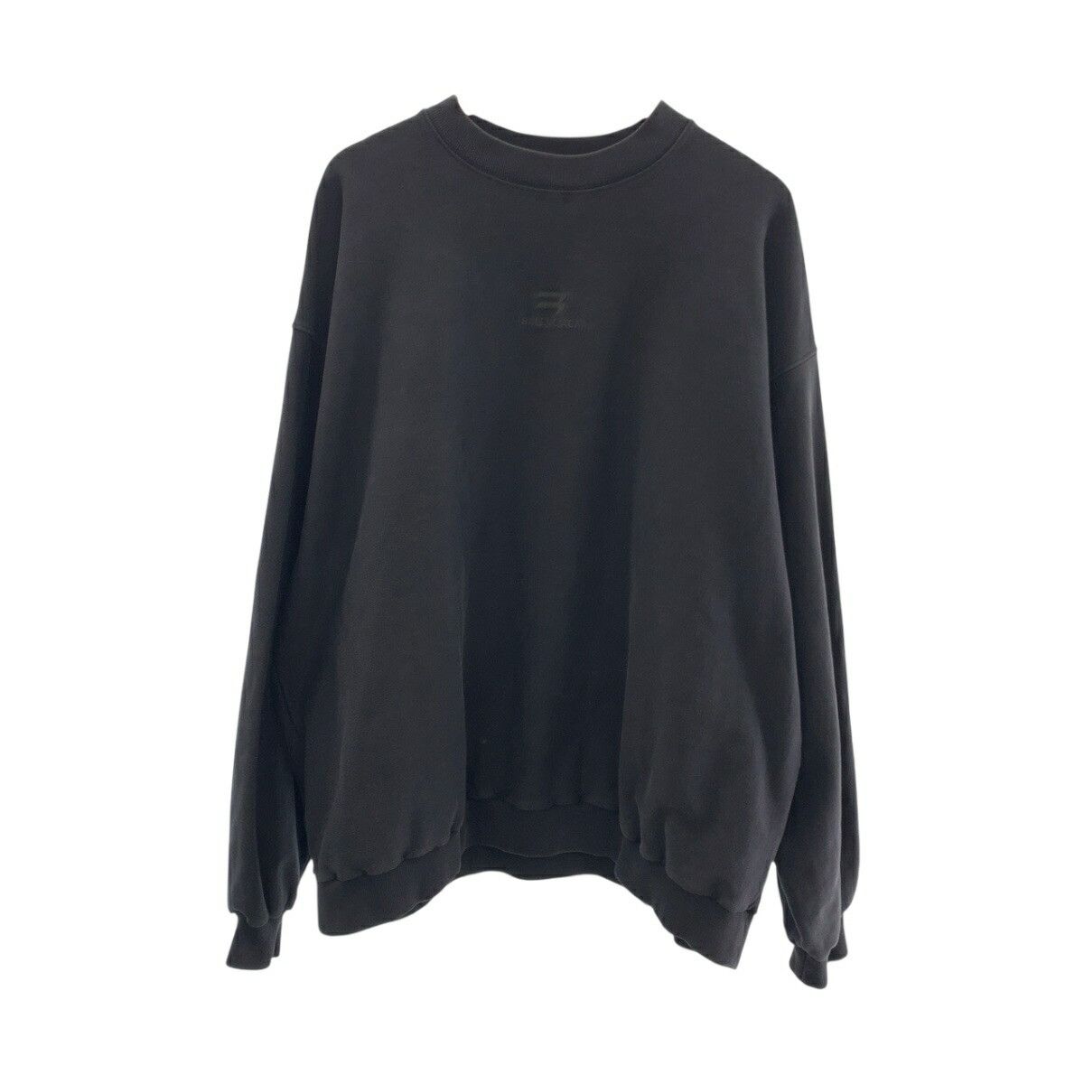 Balenciaga Balenciaga Balenciaga Oversize Logo Cotton Sweatshirt Cotton Sweatshirts & Hoodies 720428 Size ONE SIZE - 1 Thumbnail