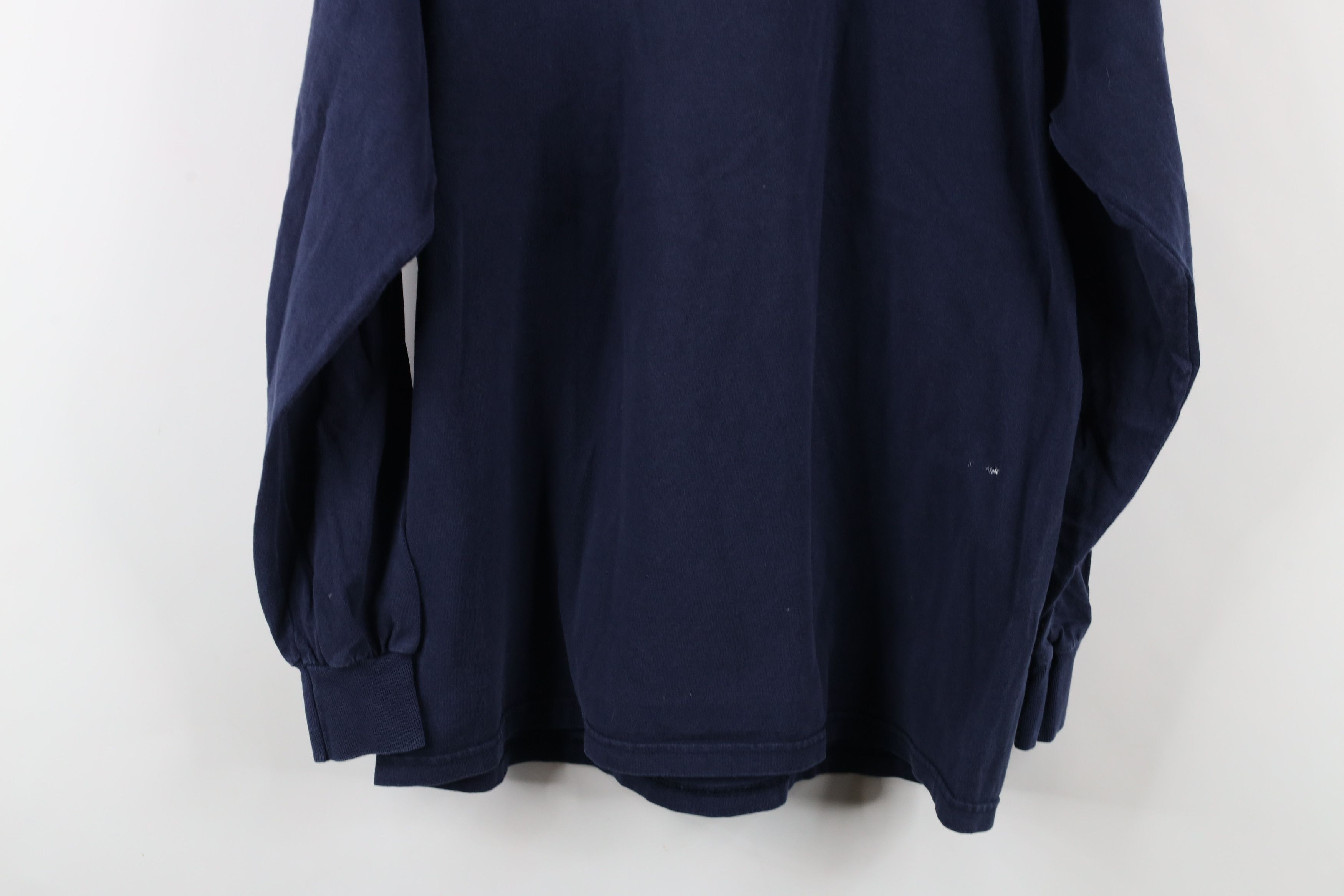 Vintage Vintage 90s Y2K NYPD New York Long Sleeve T-Shirt Blue Size US L / EU 52-54 / 3 - 13 Thumbnail
