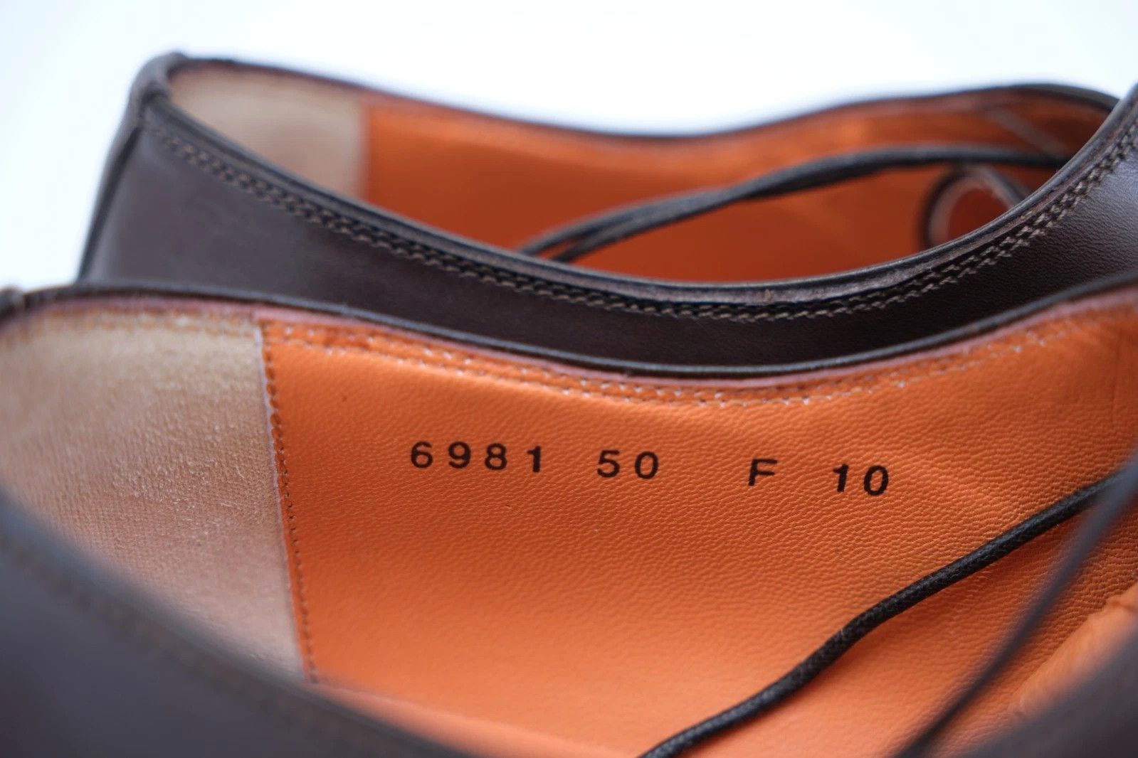 Santoni Santoni Brown Leather Oxford Shoes Brown EU 44 UK 10 US 11 Size US 11 / EU 44 - 6 Thumbnail