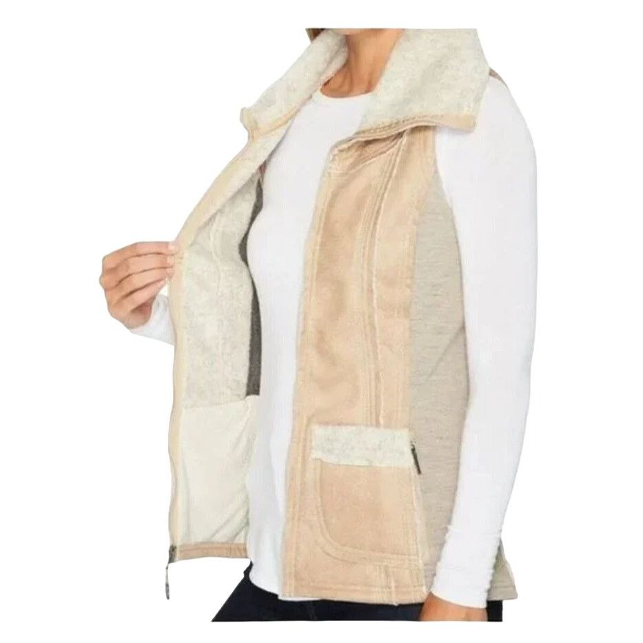 Kuhl NWT Kuhl Women's M Dani Sherpa Vest Italian Faux Leather She Size M / US 6-8 / IT 42-44 - 17 Thumbnail