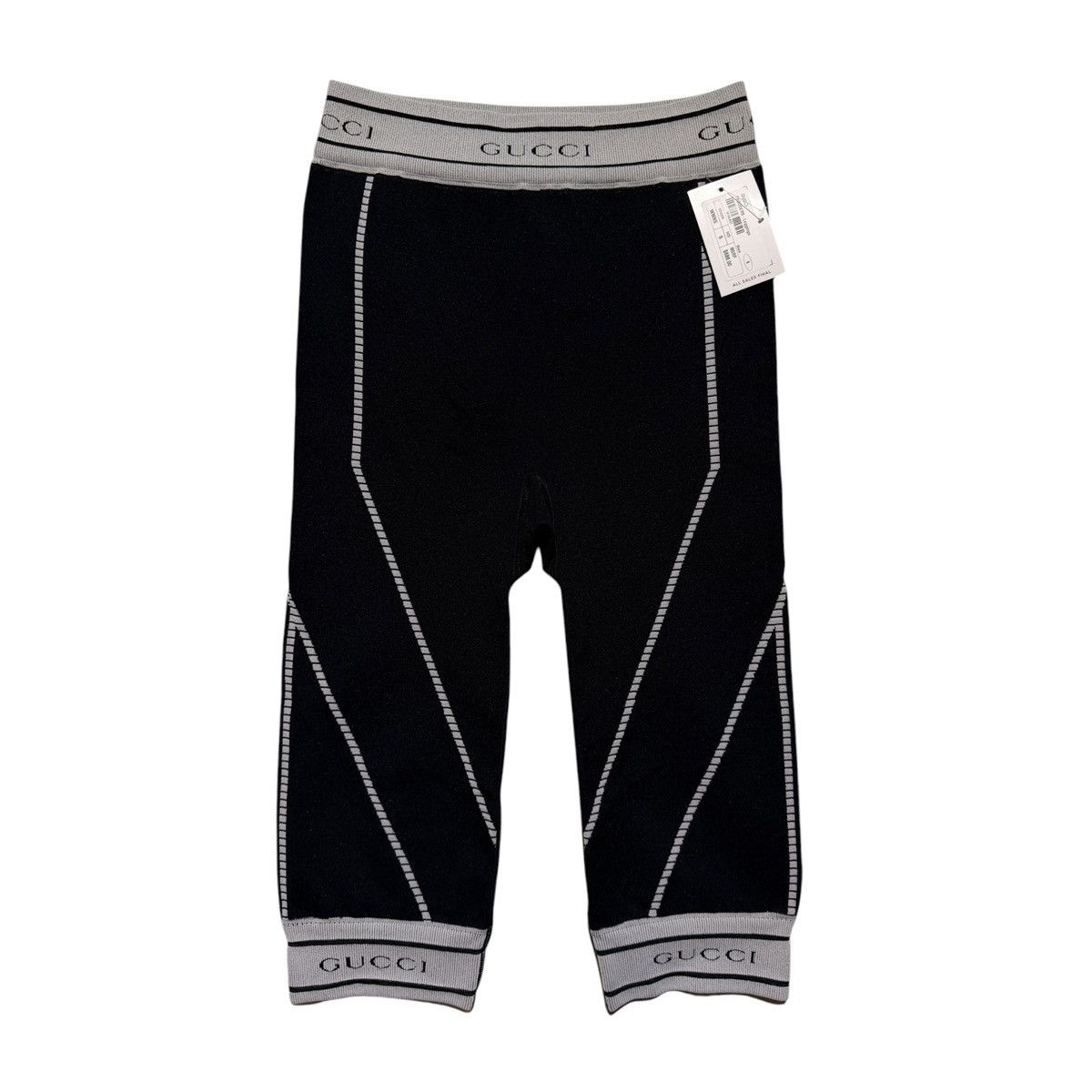 Gucci Jacquard logo legging shorts Size 26" / US 2 / IT 38 - 1 Thumbnail