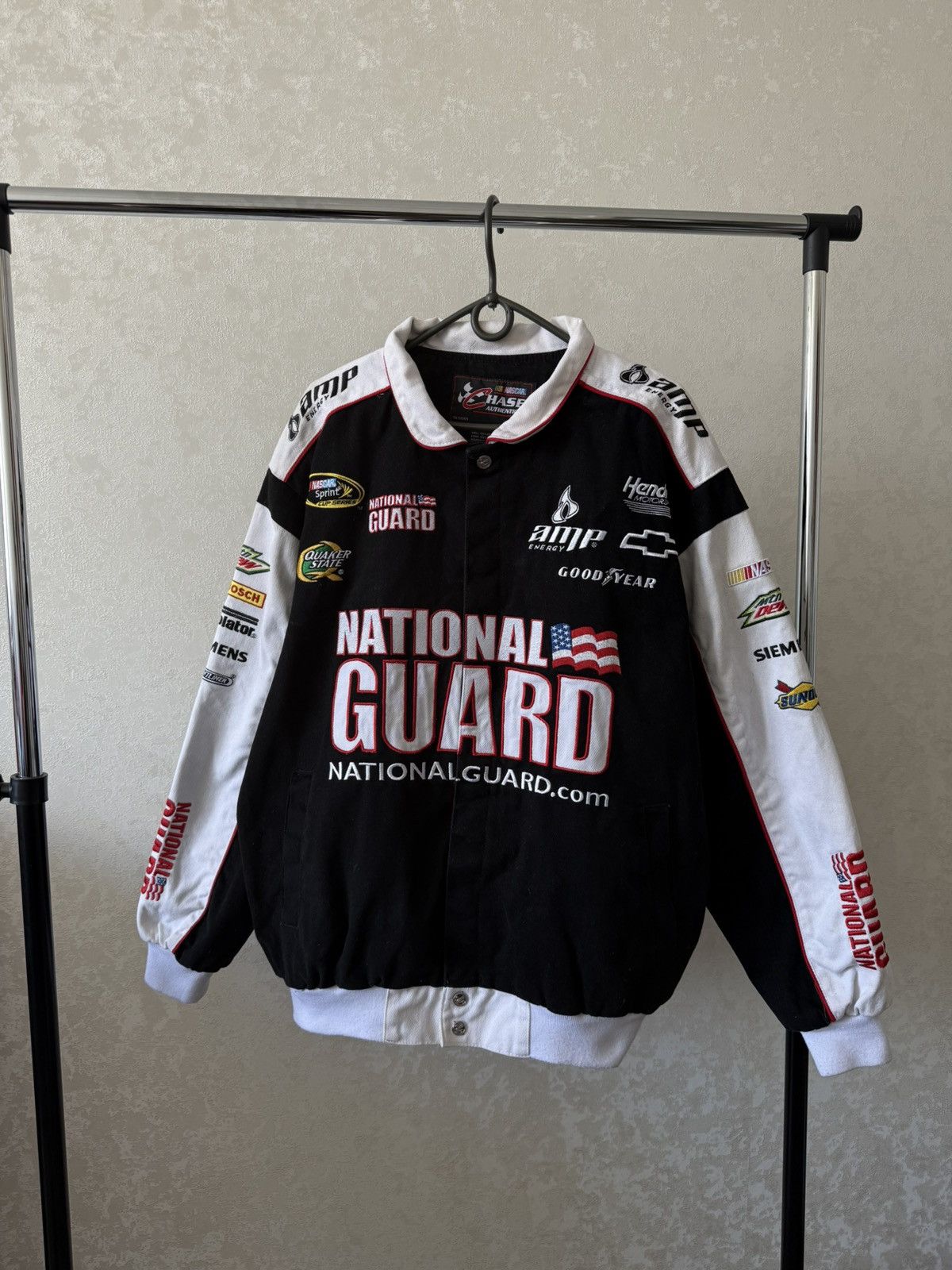 NASCAR Dale Earnhardt NASCAR Racing Jacket National Guard Chevrolet Size US M / EU 48-50 / 2 - 1 Thumbnail