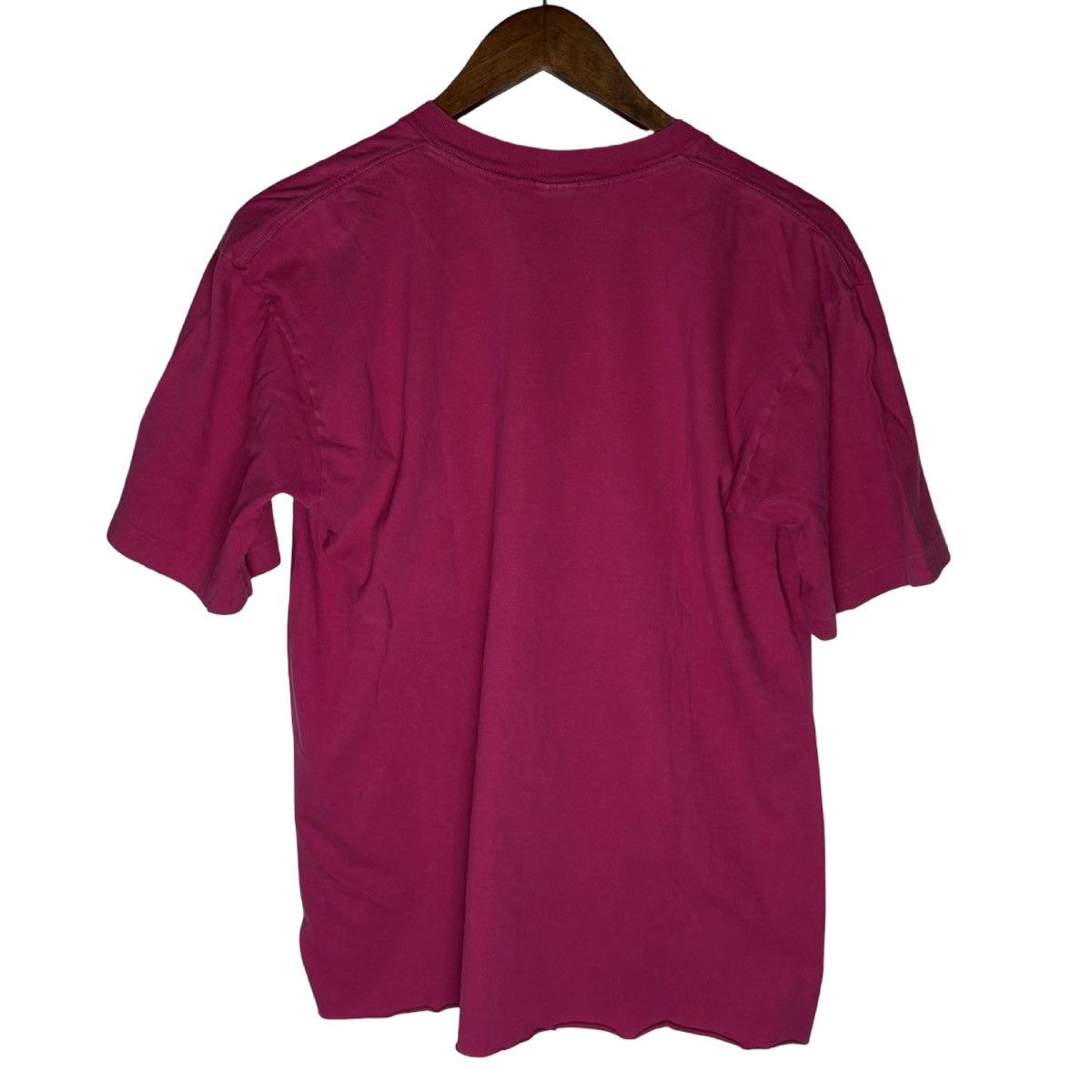 Other Vintage 80s Hanes Hot Pink Selvedge Pocket T Shirt Cropped L Size US L / EU 52-54 / 3 - 4 Thumbnail