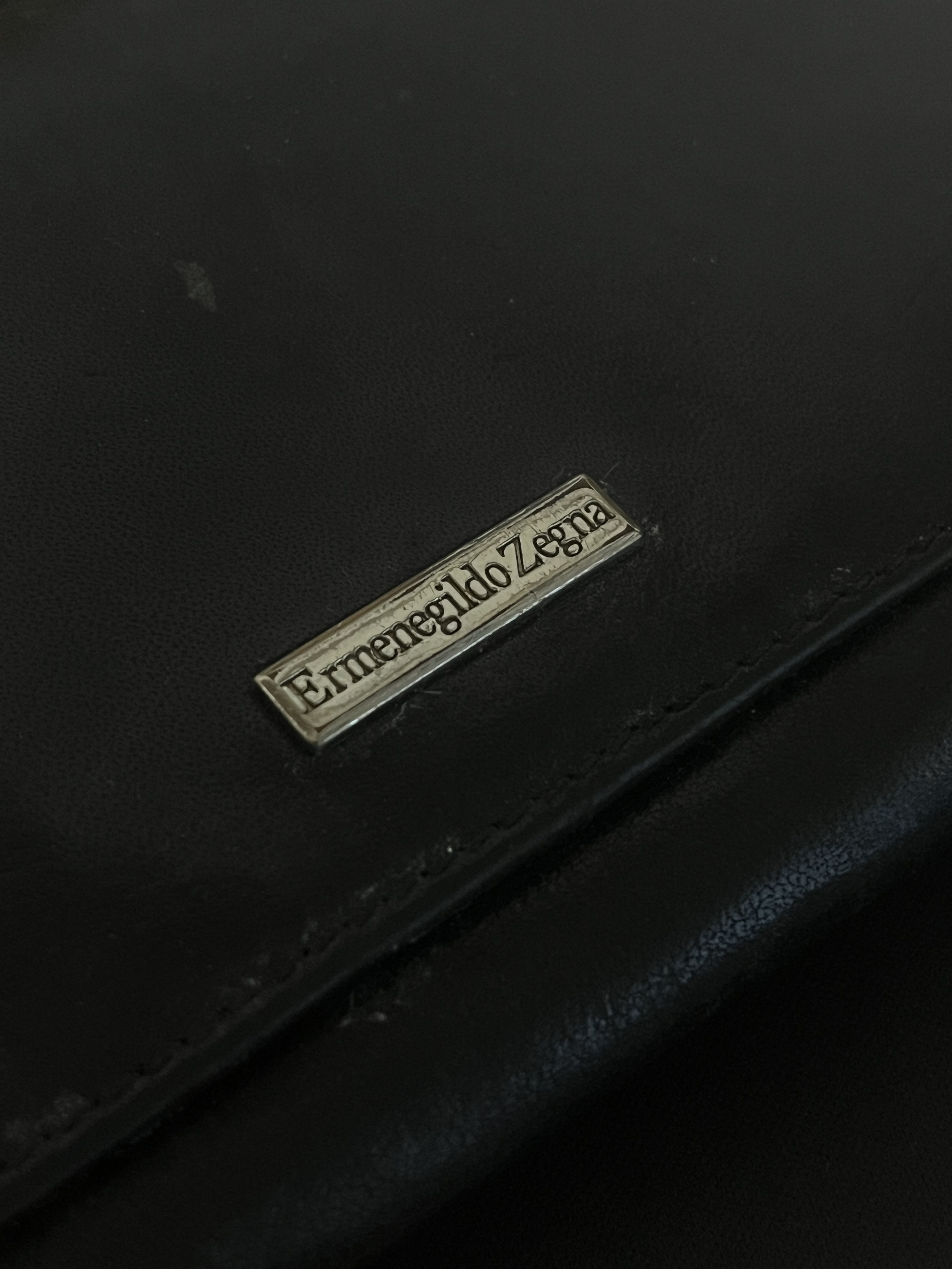 Ermenegildo Zegna × Vintage Ermenegildo Zegna Vintage Leather Wallet Size ONE SIZE - 6 Thumbnail