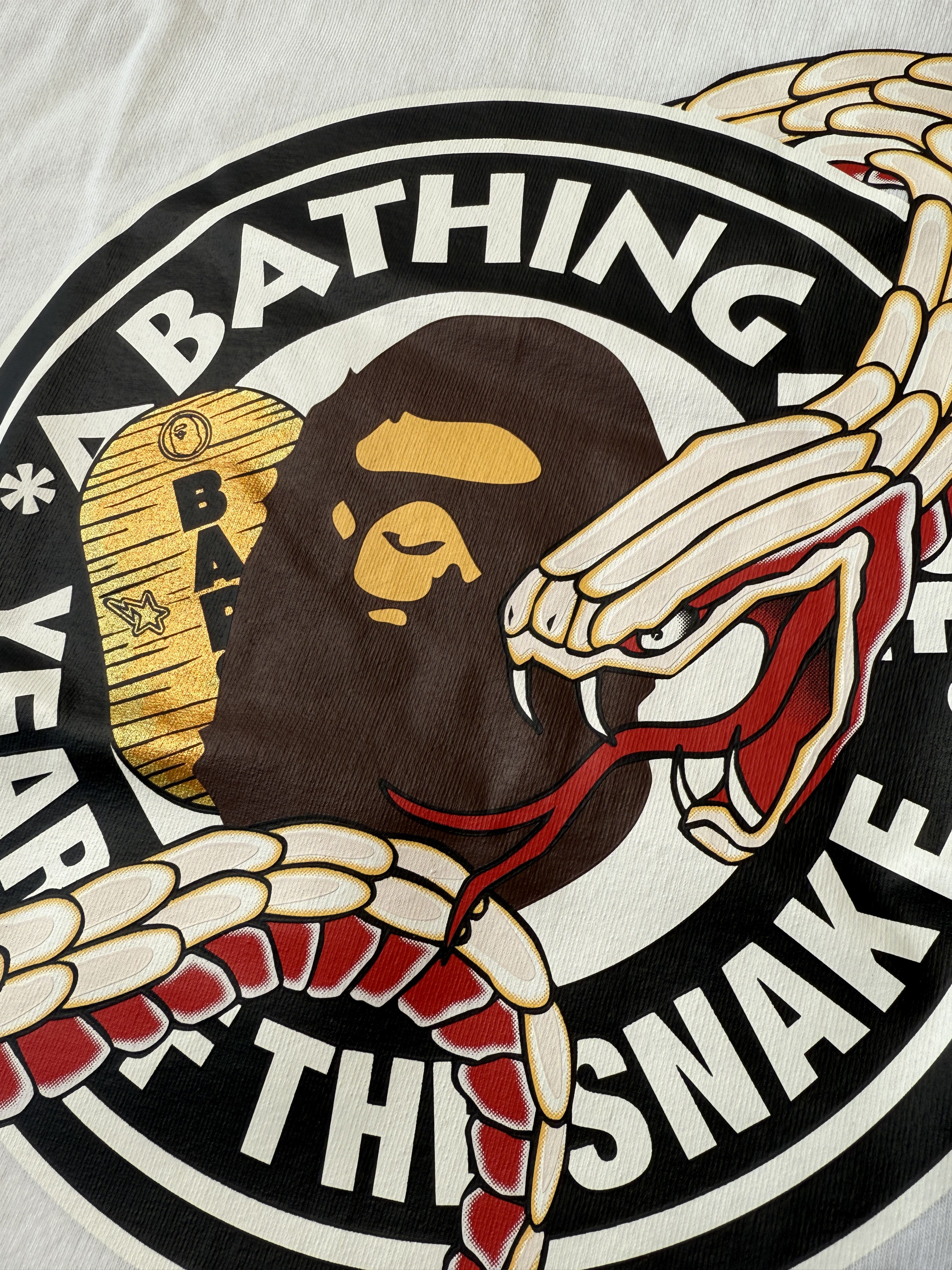 Bape BAPE YEAR OF THE SNAKE TEE Size US XL / EU 56 / 4 - 4 Thumbnail