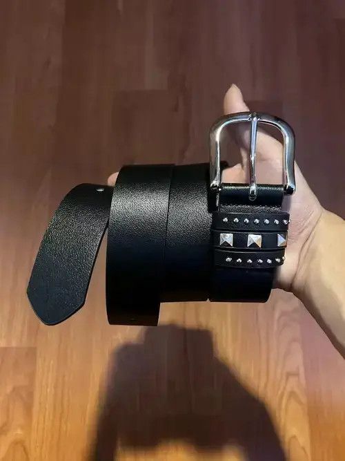 VIBE Triple Studded Buckle Belt Size ONE SIZE - 1 Thumbnail