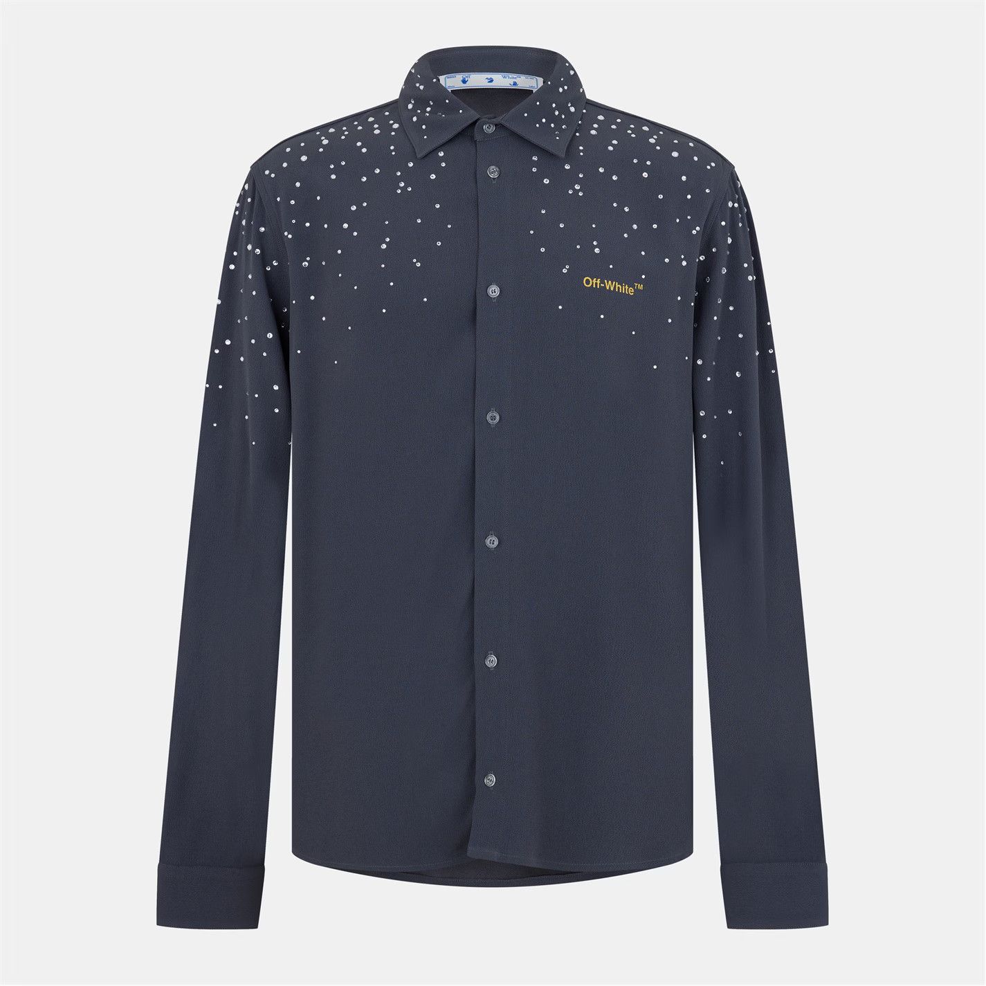 Off-White o1g2r1mq0326 Long Sleeve Shirt in Grey/Silver Size US XS / EU 42 / 0 - 1 Thumbnail