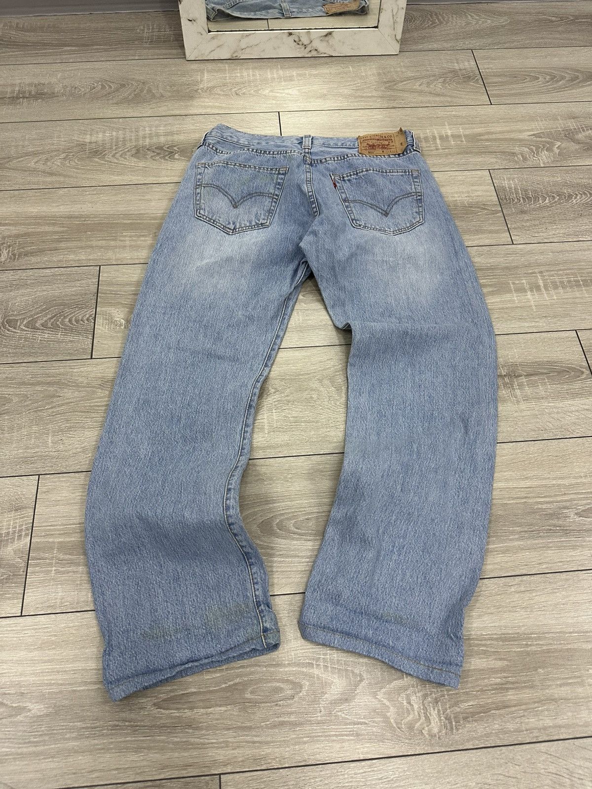 Levi's Levis 501 Baggy Wide Jeans 90s Streetwear Style Size US 32 / EU 48 - 1 Thumbnail