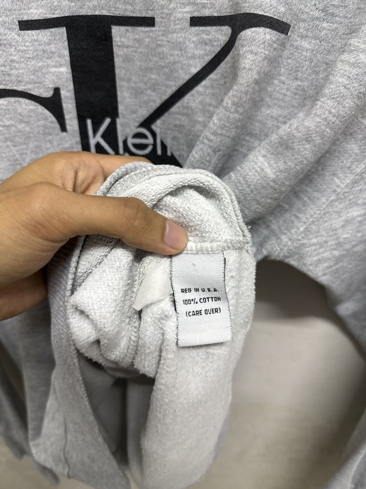 Calvin Klein Vintage Calvin Klein Big Spell Out Sweatshirt Size US M / EU 48-50 / 2 - 6 Thumbnail