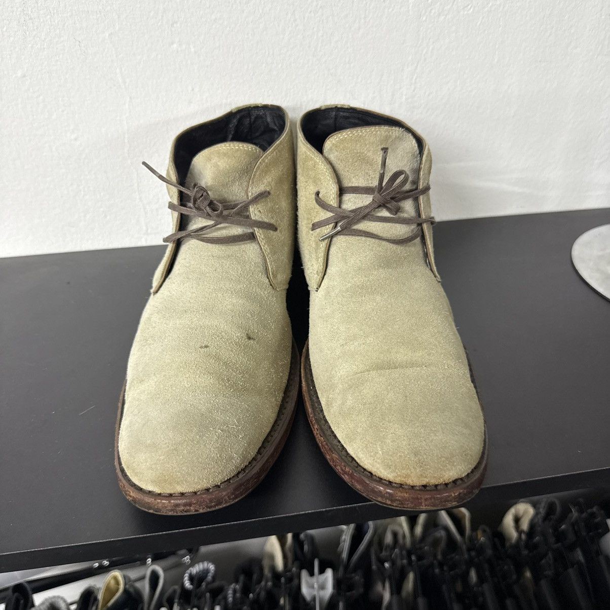 Frye Frye style Whoop Dee Doo Suede Lace Up Ankle Boots Tan Size US 9 / EU 42 - 4 Thumbnail