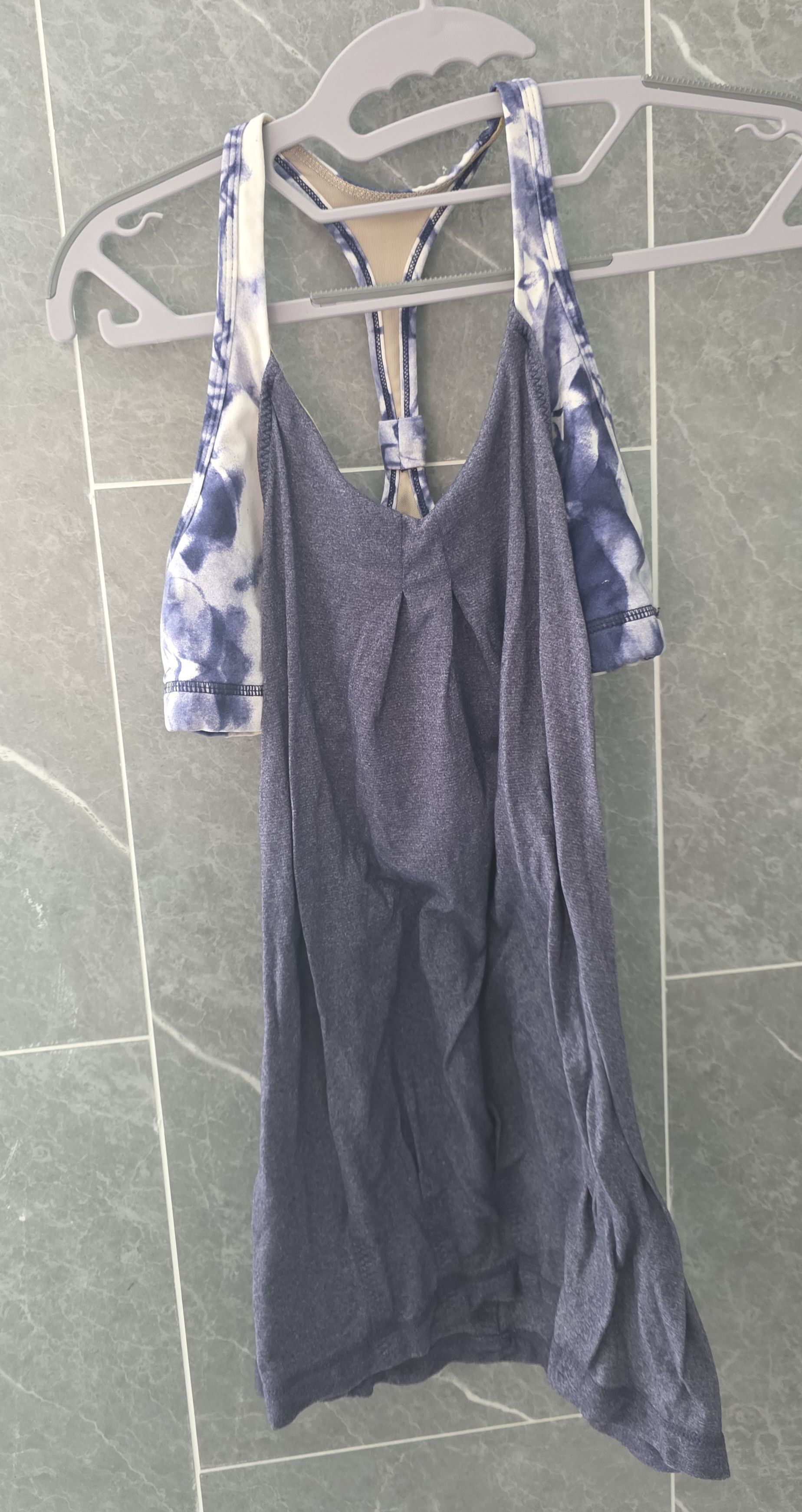 Lululemon Lululemon Practice Freely Tank Heathered Deep Indigo/Ink 4 Size S / US 4 / IT 40 - 1 Thumbnail