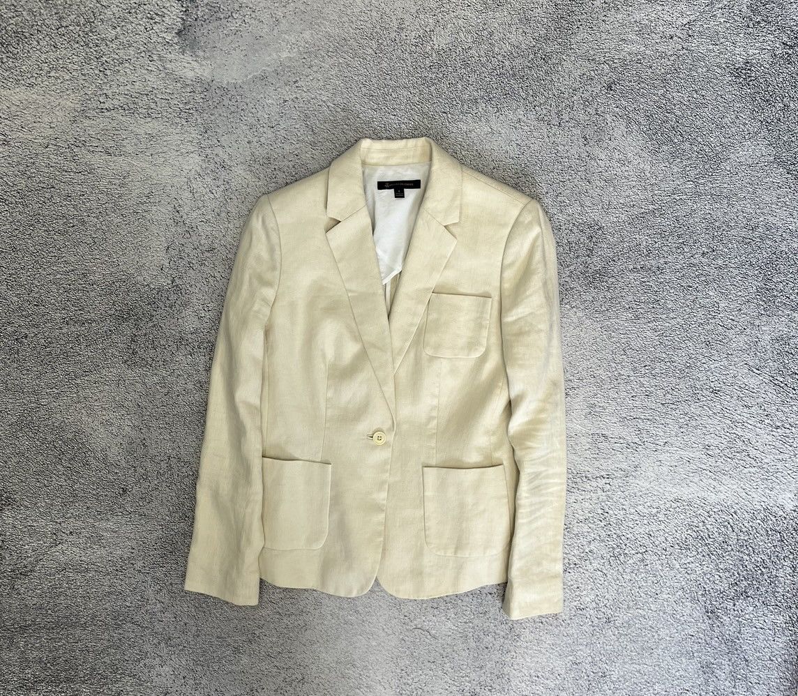 Brooks Brothers Brooks Brothers Women Blazer 100% Linen Made In Philippines Size S / US 4 / IT 40 - 3 Thumbnail