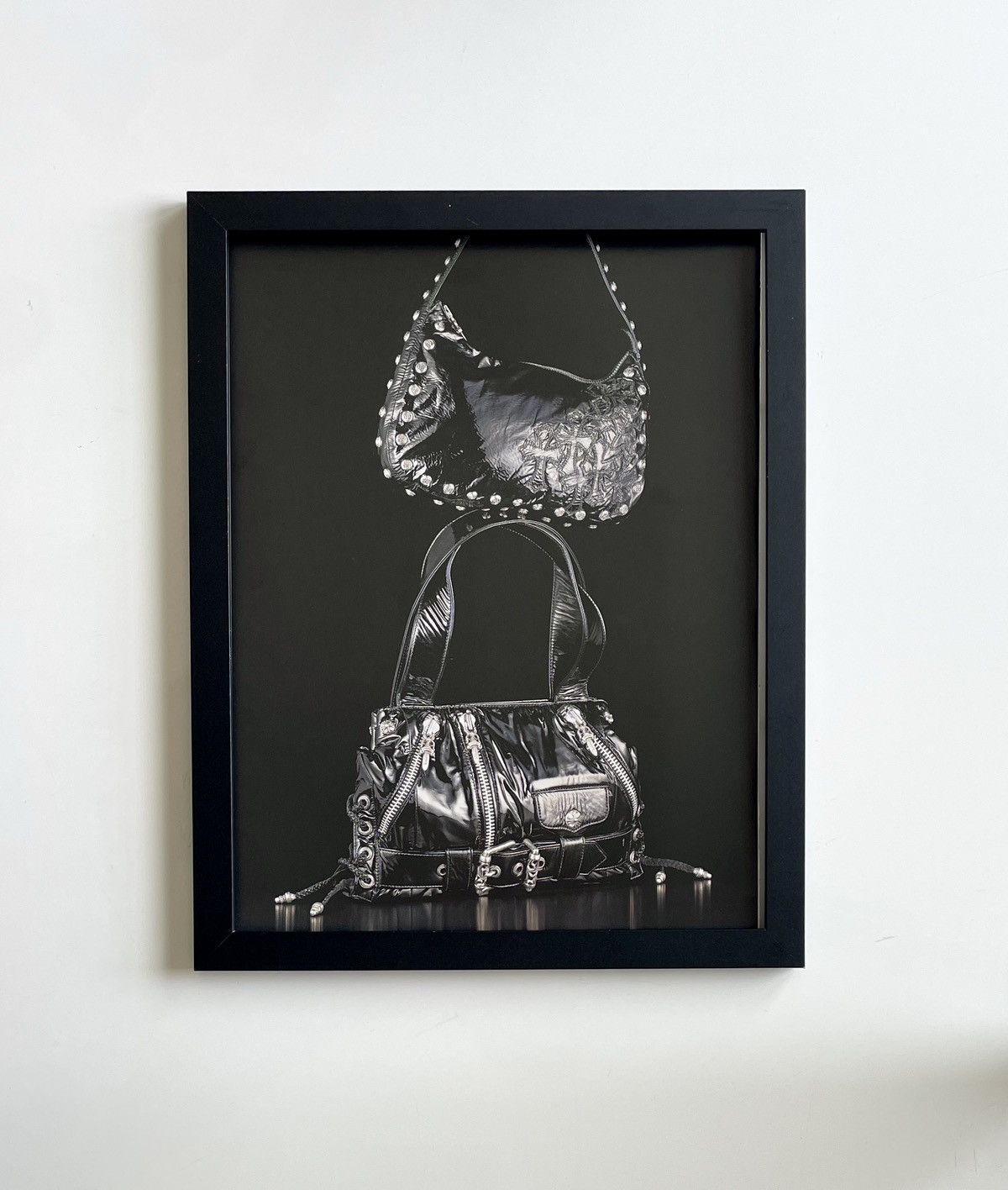 Chrome Hearts × Vintage Chrome Hearts black bags Poster framed 9x11 Size ONE SIZE - 1 Thumbnail