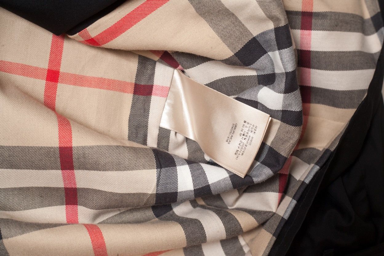 Burberry Burberry Sandringham Short Black Trench Coat Nova Check Size M / US 6-8 / IT 42-44 - 11 Thumbnail