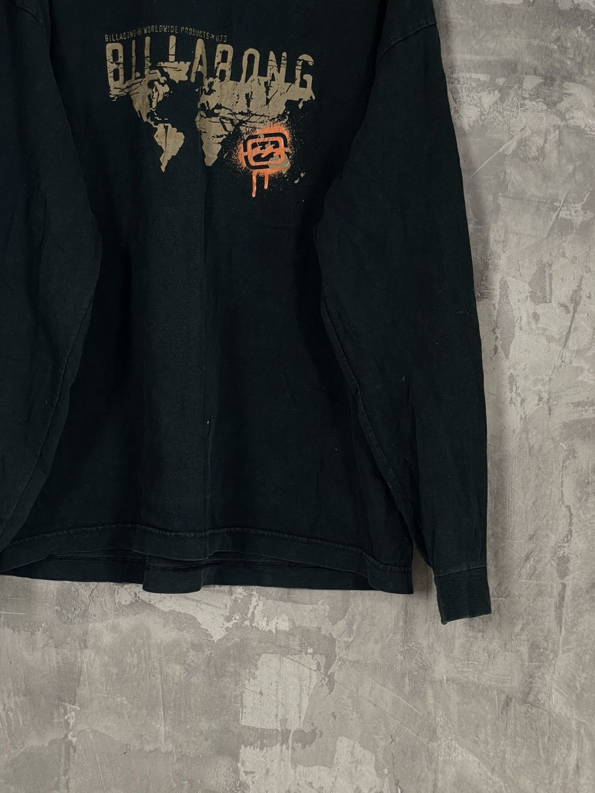 Billabong × Vintage BILLABONG Vintage Sweatshirt Y2k Style Overprint Longsleeve Size US L / EU 52-54 / 3 - 6 Thumbnail