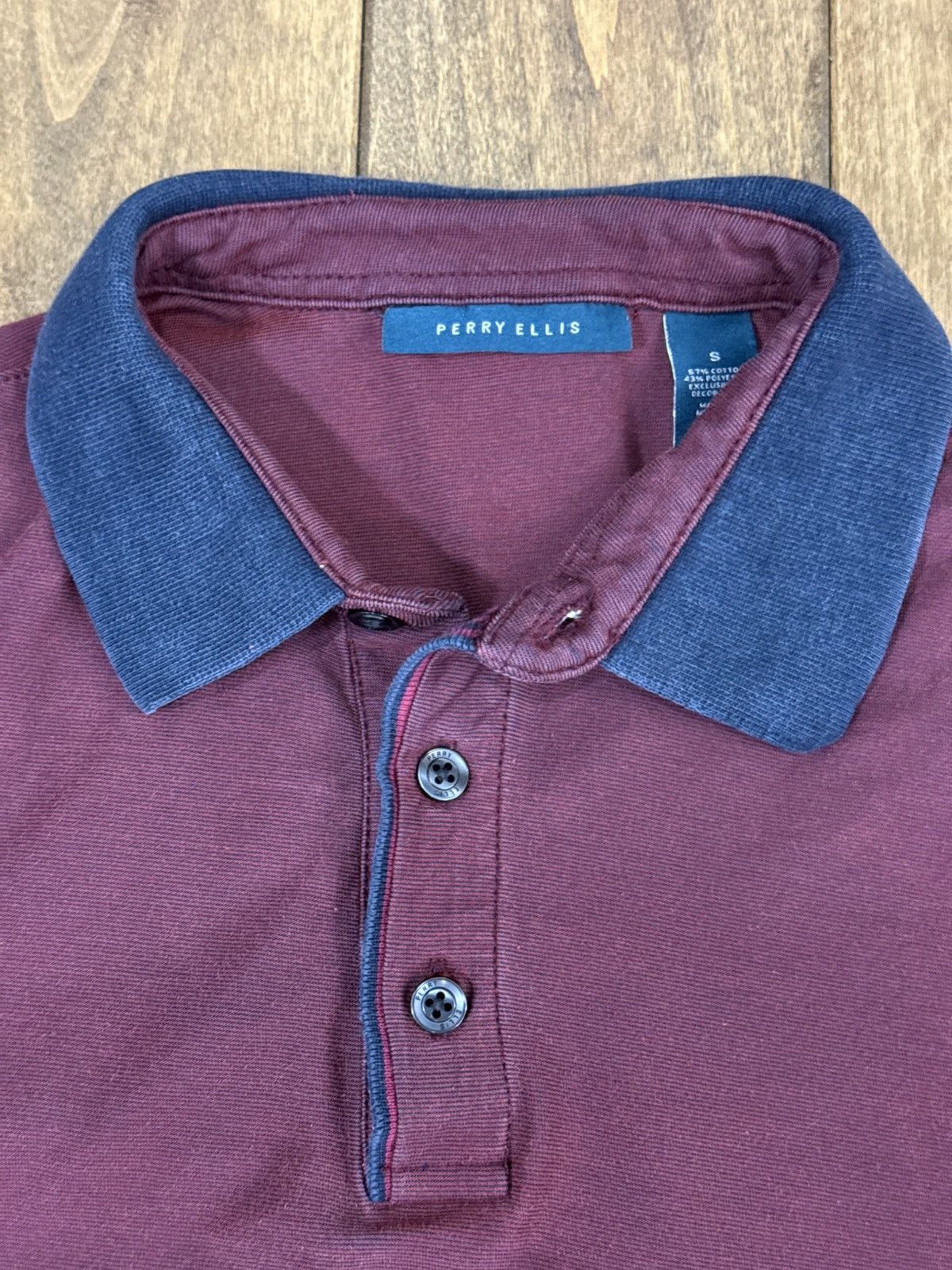 Perry Ellis Perry Ellis Polo Shirt Size US S / EU 44-46 / 1 - 6 Thumbnail