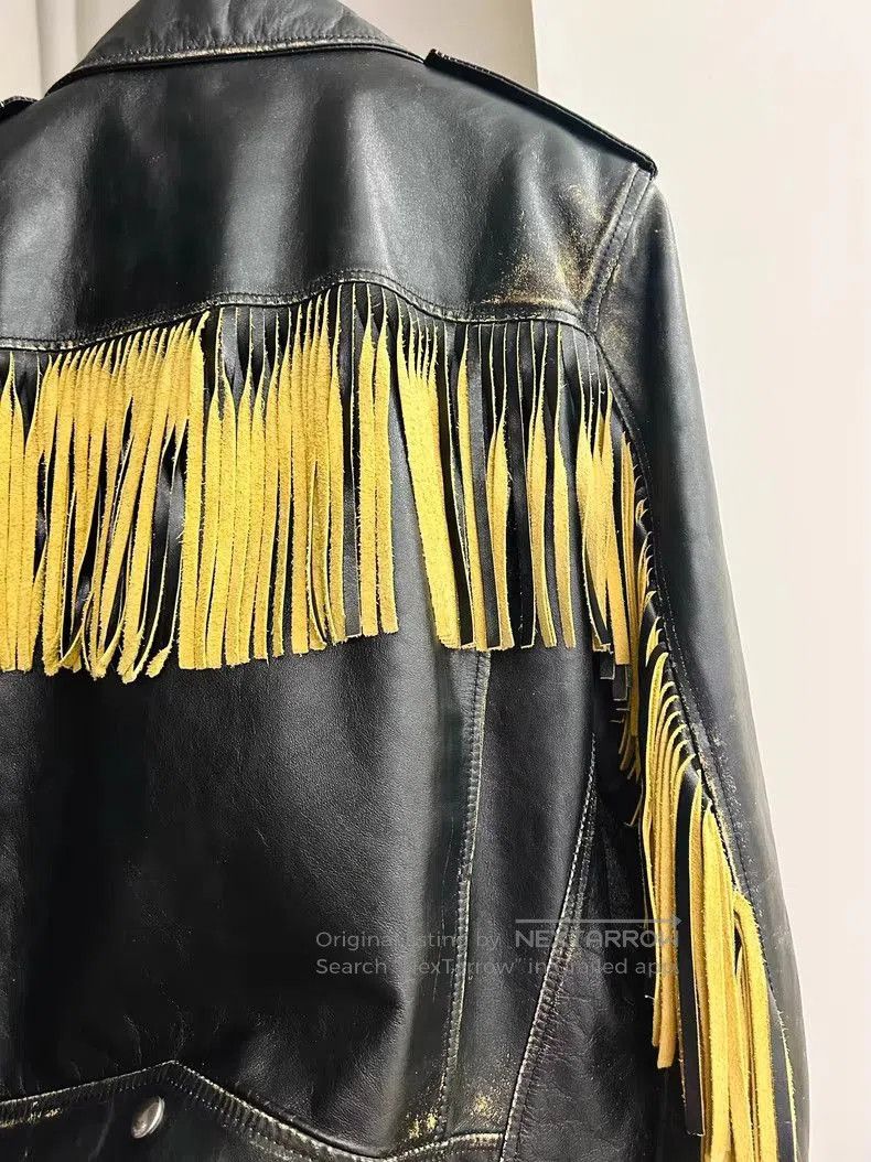 Saint Laurent Paris Saint Laurent 2016 Fringe Leather Jacket. Size US M / EU 48-50 / 2 - 4 Thumbnail