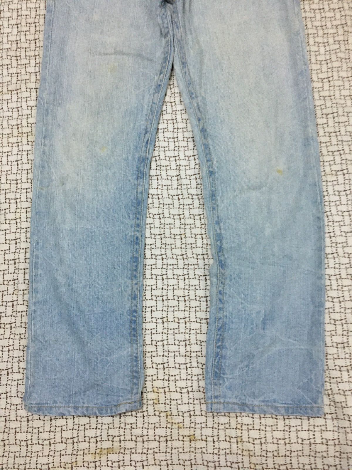 If Six Was Nine × Japanese Brand × Le Grande Bleu (L.G.B.) Clif de Sol Double Waist Nice Jeans (Y01) Size US 32 / EU 48 - 16 Thumbnail