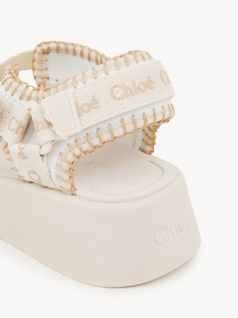 Chloe o1loc1c11125 Mila Sandals in Vanilla Ice Size US 9 / IT 39 - 5 Thumbnail