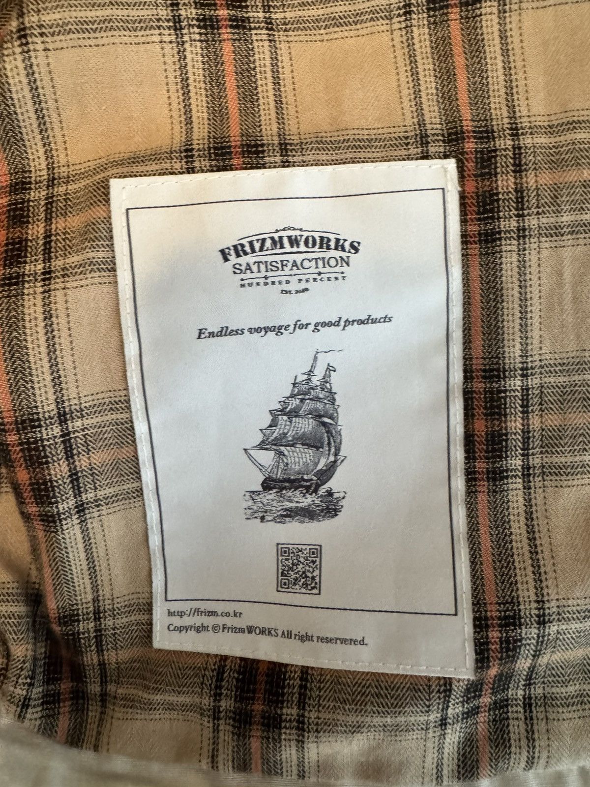 FrizmWORKS FrizmWORKS Heritage Hunting Jacket - Cream/White - Mens S Size US S / EU 44-46 / 1 - 4 Thumbnail