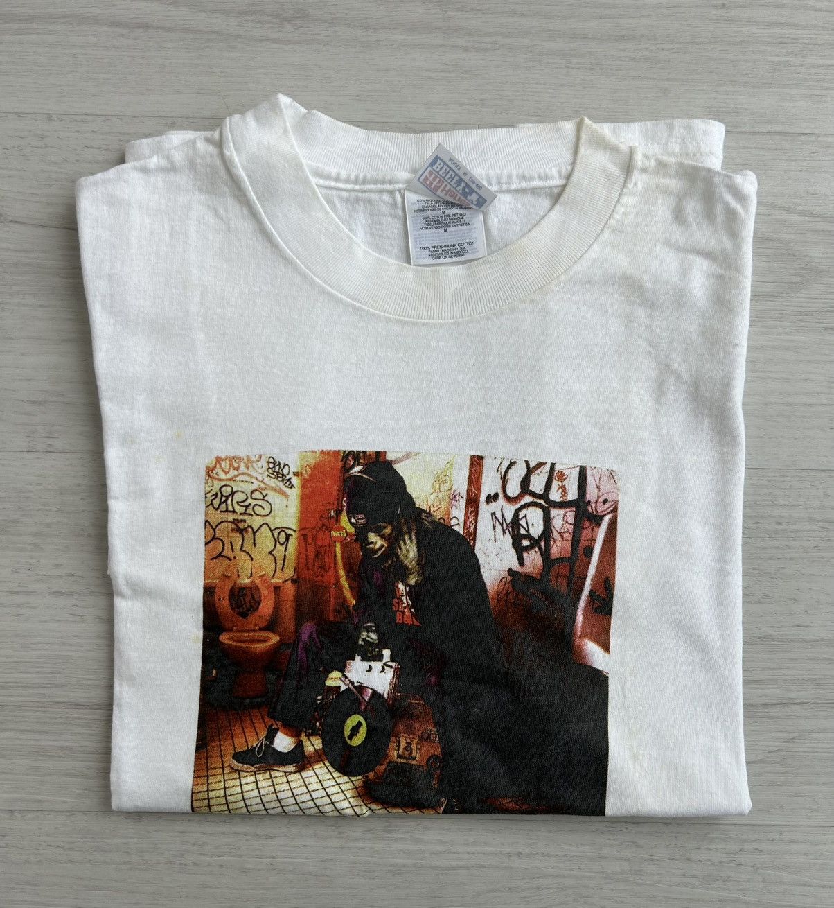 VERY RARE OG 1998 A BATHING APE X CORNELIUS VINYL PLAYER TEE