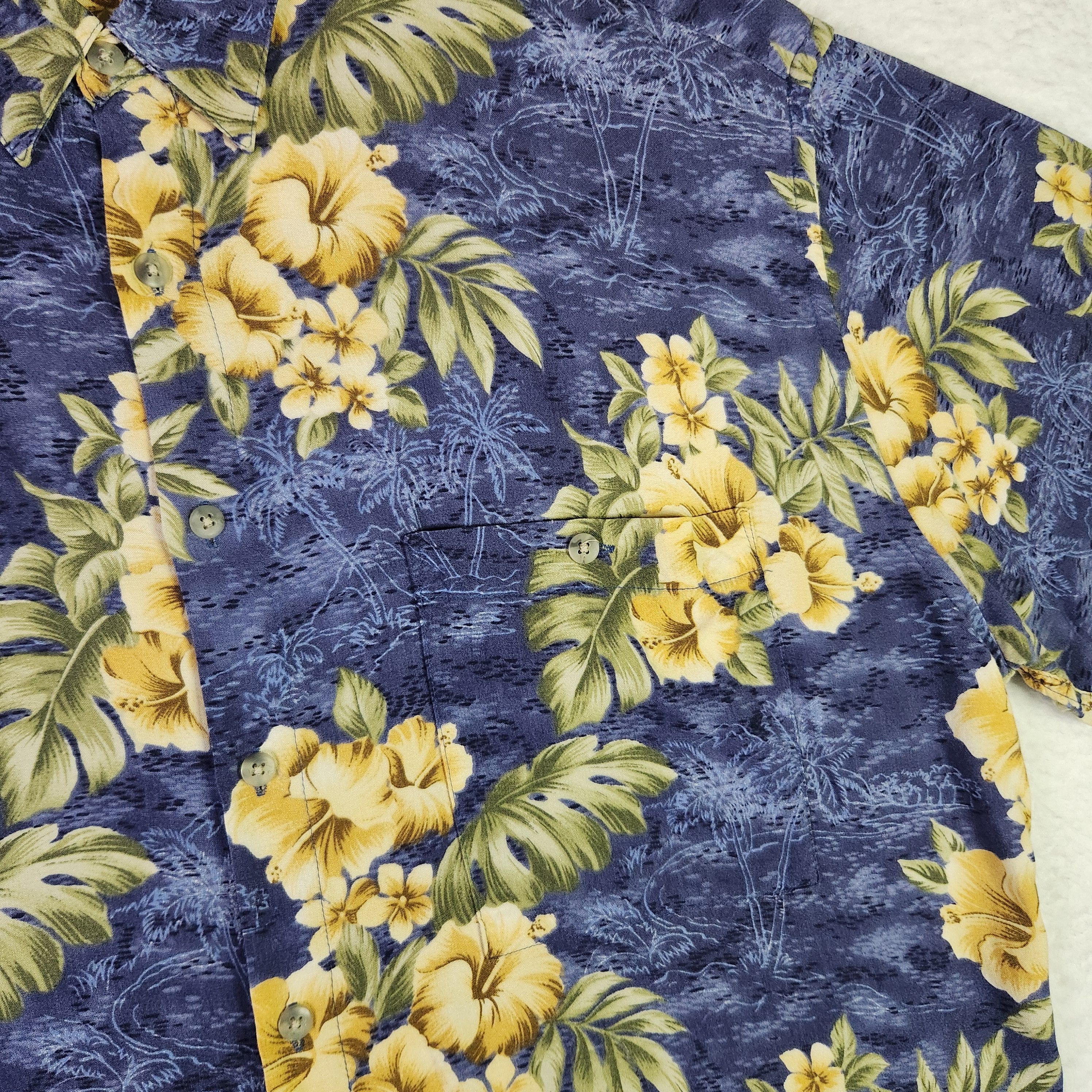 Pierre Cardin Pierre Cardin VINTAGE Hawaiian Shirt XL Floral Button Up Size US XL / EU 56 / 4 - 4 Thumbnail