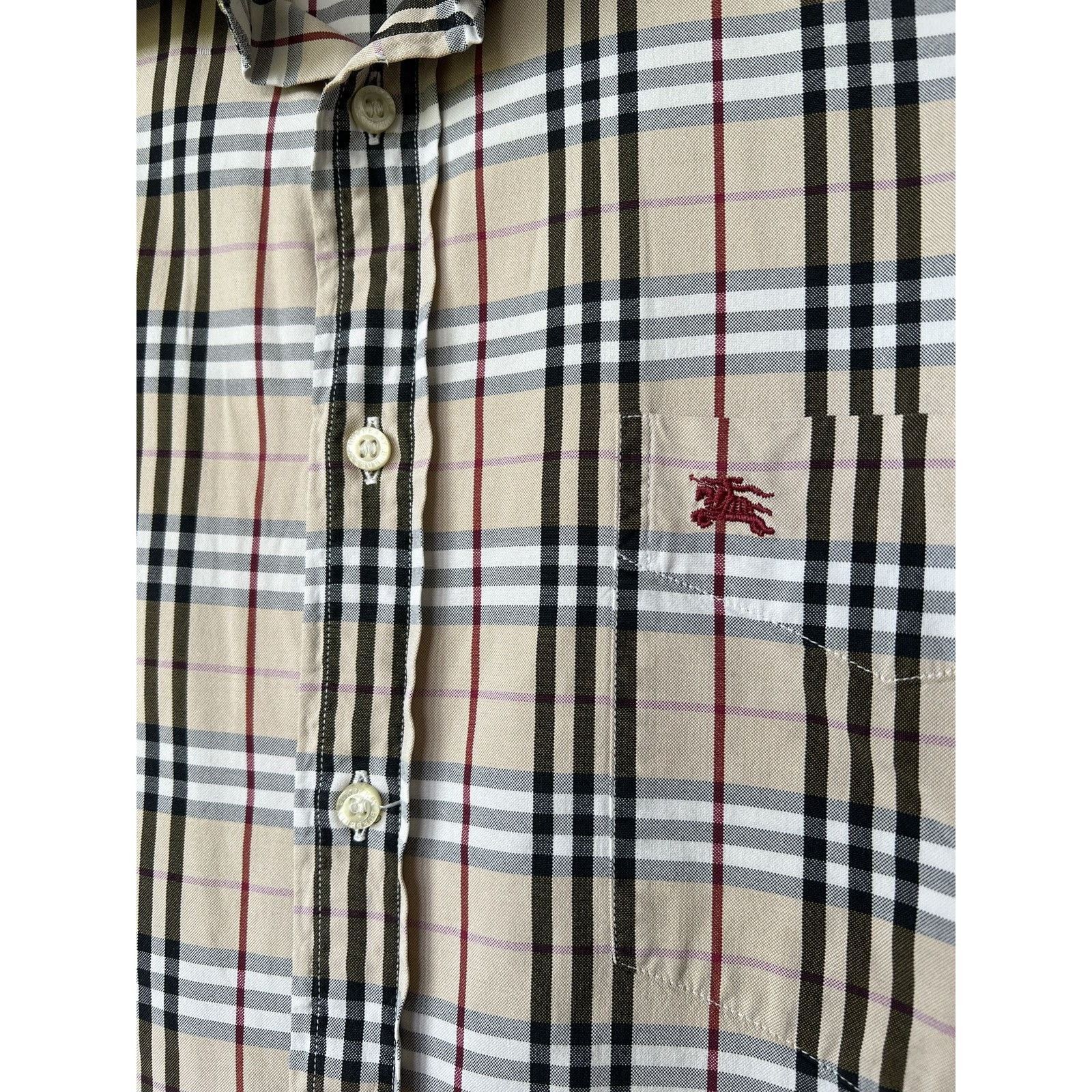 Burberry × Vintage Burberry check nova full pattern vintage shirt Size US M / EU 48-50 / 2 - 6 Thumbnail