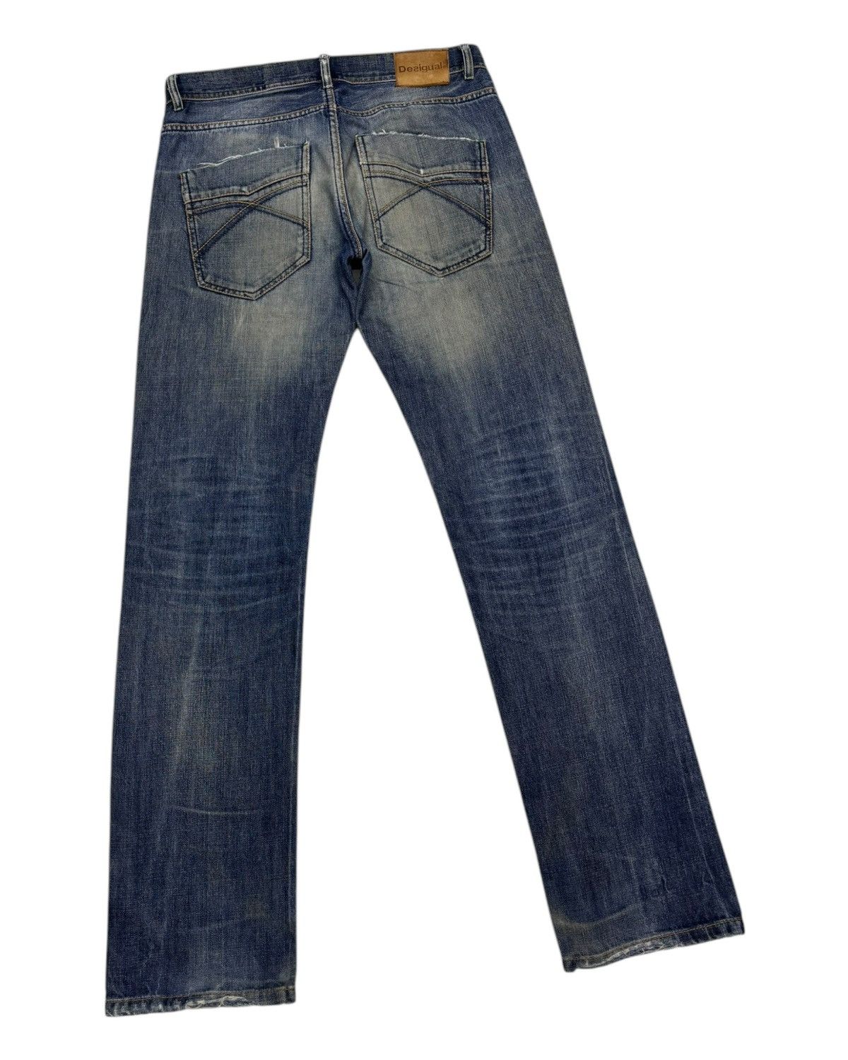 Desigual × Hysteric Glamour × If Six Was Nine 🔥DESIGUAL SLIM DISTRESSED DENIM JEANS ROCKSTAR DENIM Size US 31 - 4 Thumbnail