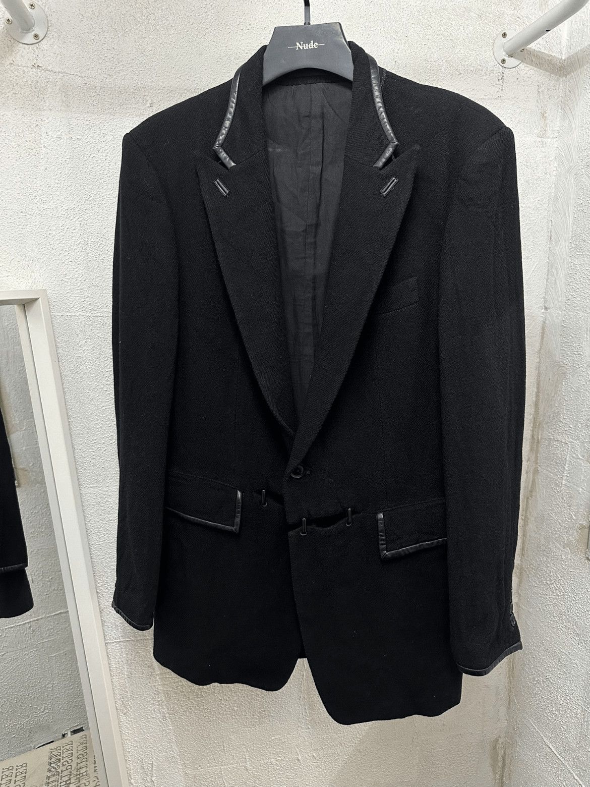 Yohji Yamamoto Yohji Yamamoto Early Period Wool Military Blazer Jacket Size US XL / EU 56 / 4 - 1 Thumbnail