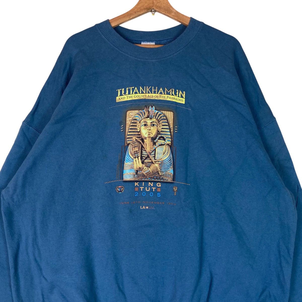 Gildan Vintage Gildan Pharaoh Graphic Pullover Jumper Sweatshirt Size US XXL / EU 58 / 5 - 2 Thumbnail